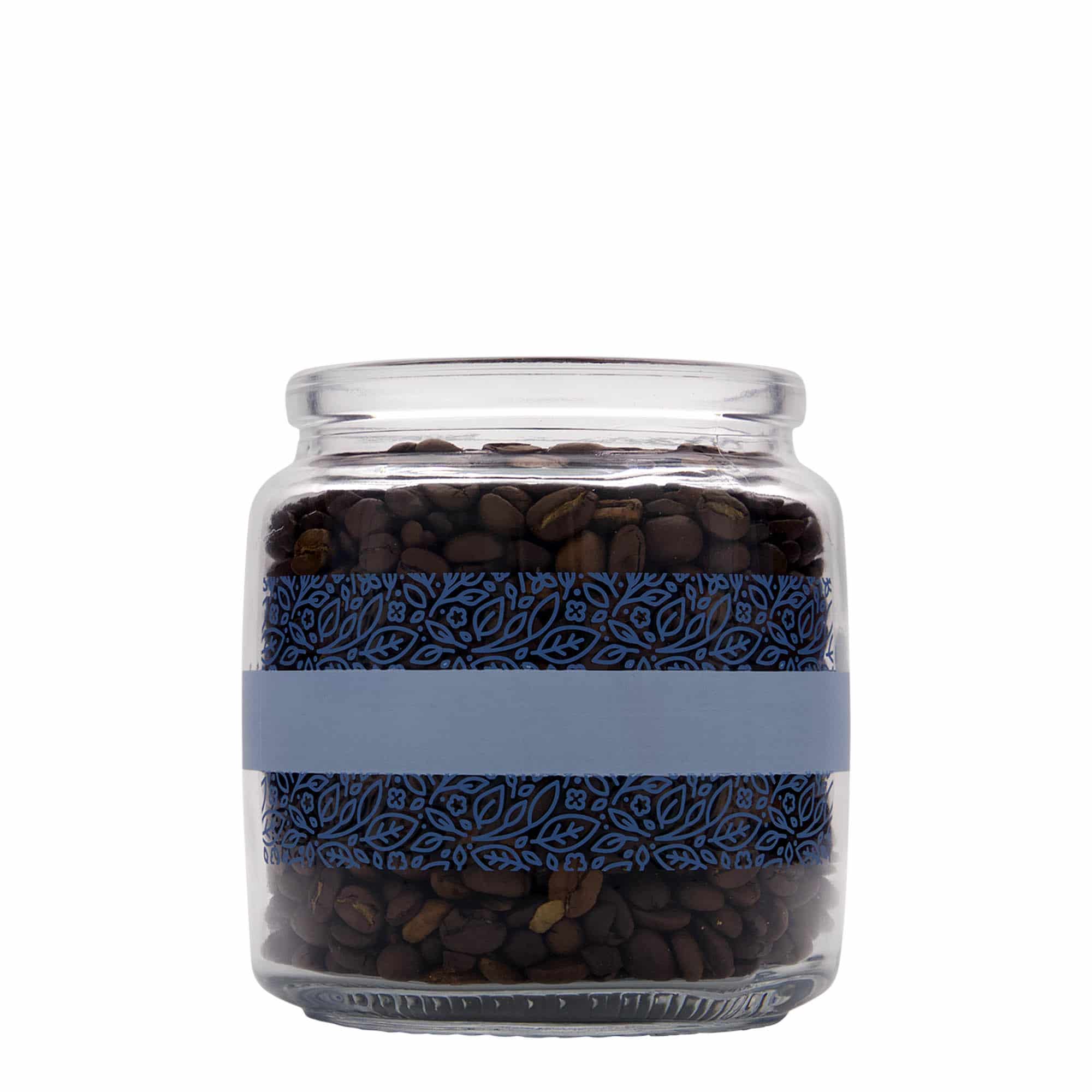 750 ml plutovinast kozarec »Giara«, motiv: Naturalmente blu, ustje: pluta