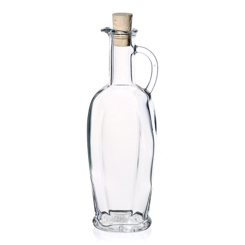 250 ml steklena steklenica »Eleganta«, ovalna, ustje: pluta 250 ml steklena steklenica »Eleganta«, ovalna, ustje: pluta
