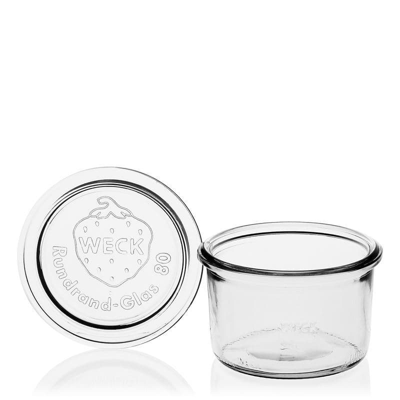 200 ml stekleni kozarec WECK, ustje: Okrogel rob
