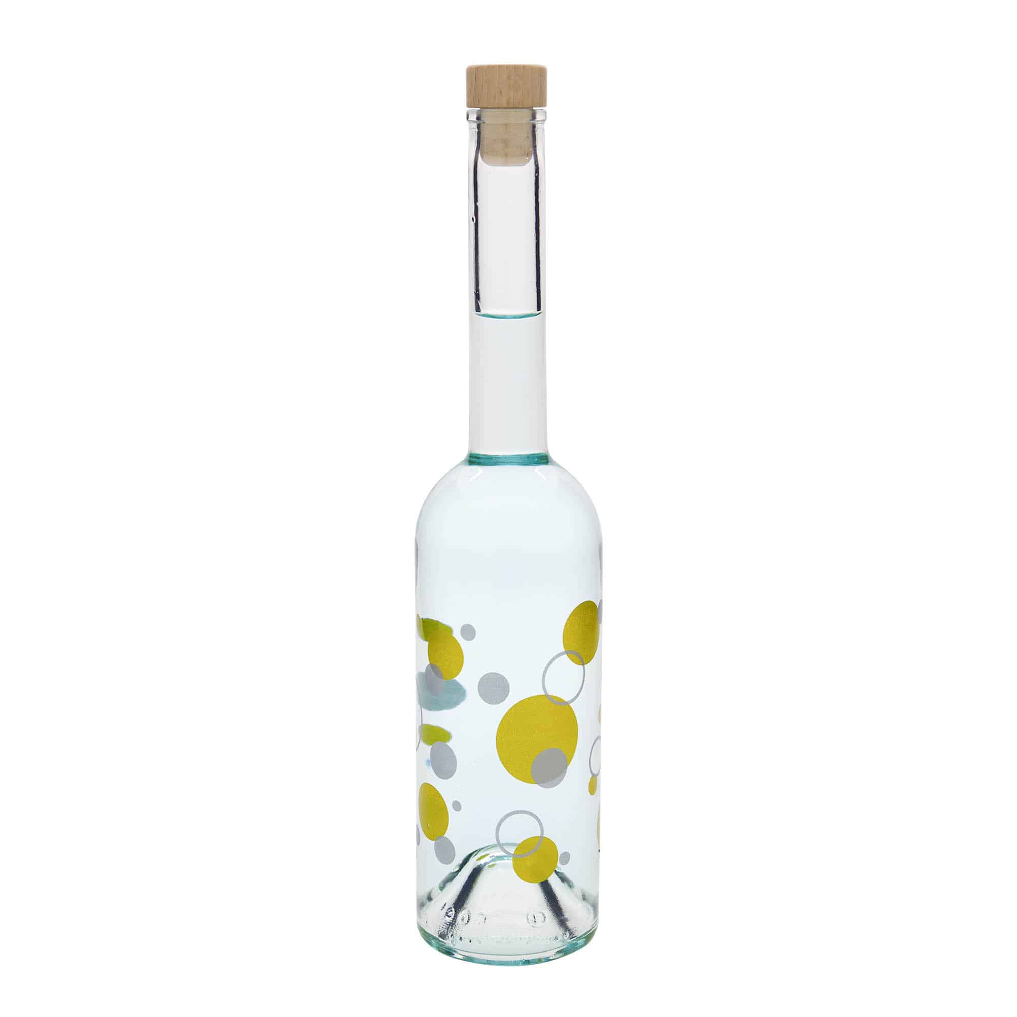 500 ml steklenica iz stekla 'Opera', motiv: pike, odprtina: pluta