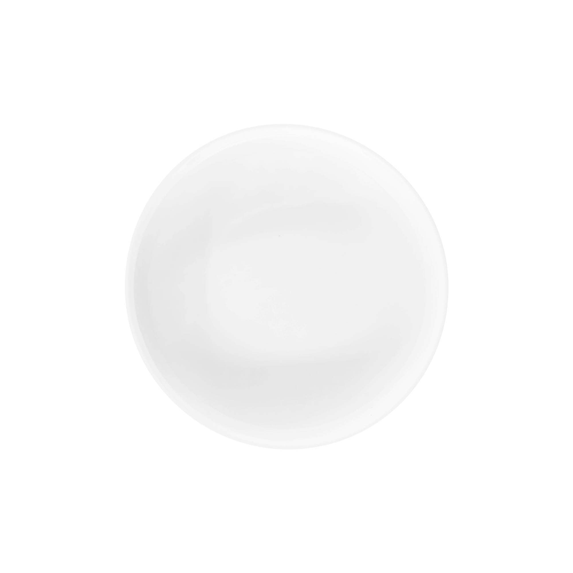 Navojni zamašek »White Line« 250 ml, plastika PP, bela