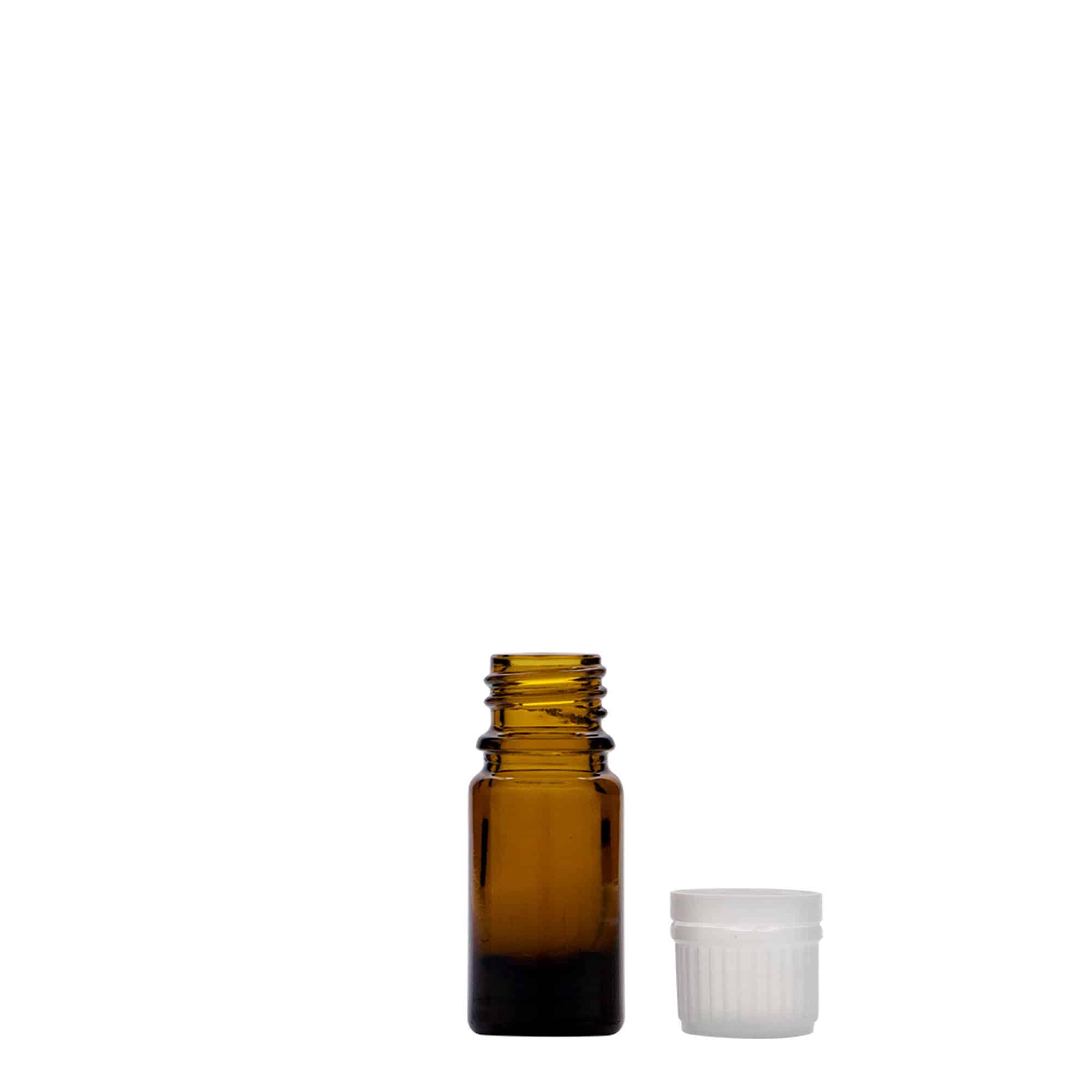 5 ml medicinska steklenička, steklo, rjava, odprtina: DIN 18