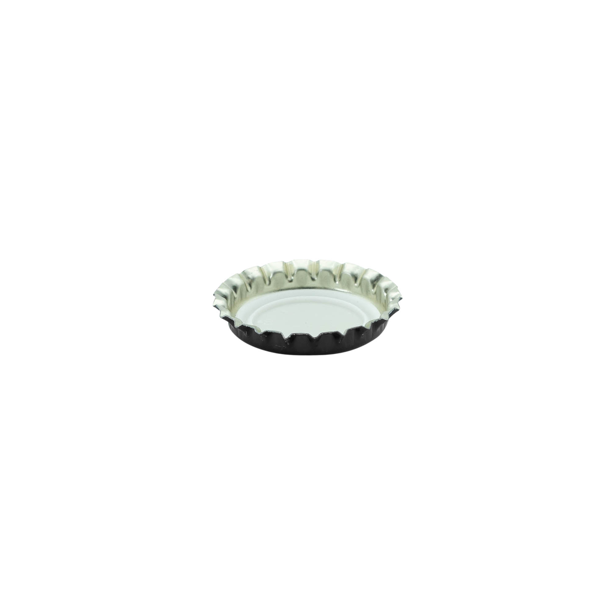 Kronkorki 26 mm, kovina, črni Kronkorki 26 mm, kovina, črni