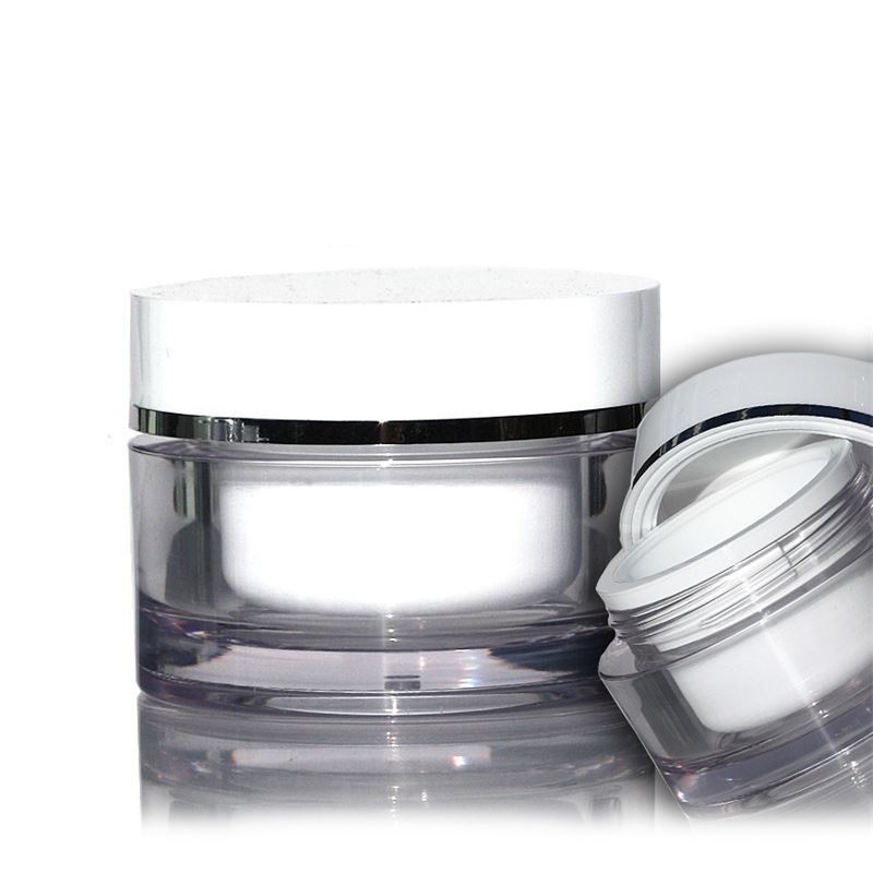 30 ml lonček, SAN-plastika, bel, odprtina: navojni pokrov 30 ml lonček, SAN-plastika, bel, odprtina: navojni pokrov