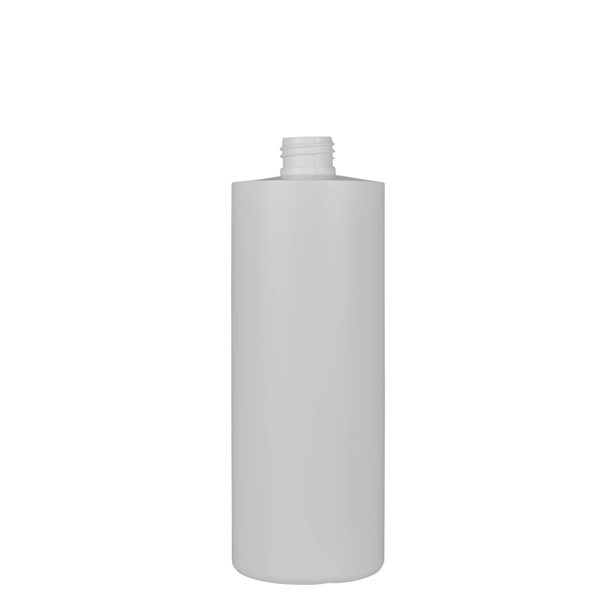 500 ml plastična steklenica 'Pipe', zelena HDPE, bela, odprtina: 24/410 500 ml plastična steklenica 'Pipe', zelena HDPE, bela, odprtina: 24/410