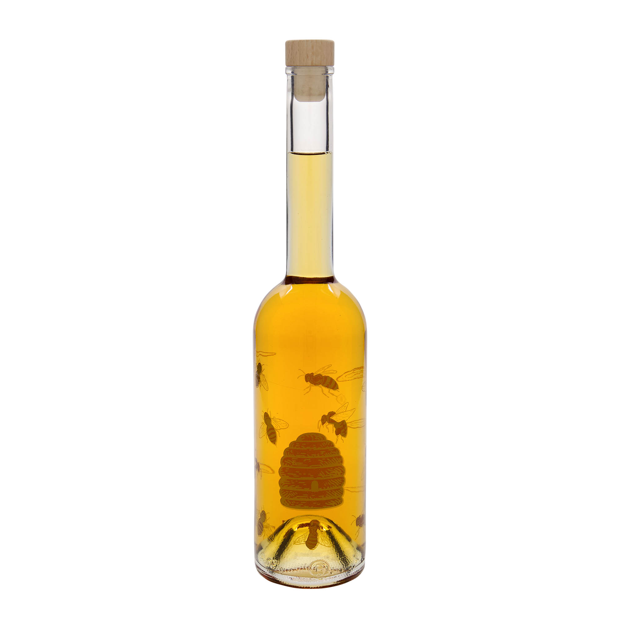 500 ml steklenica 'Opera', motiv: čebele, odprtina: pluta