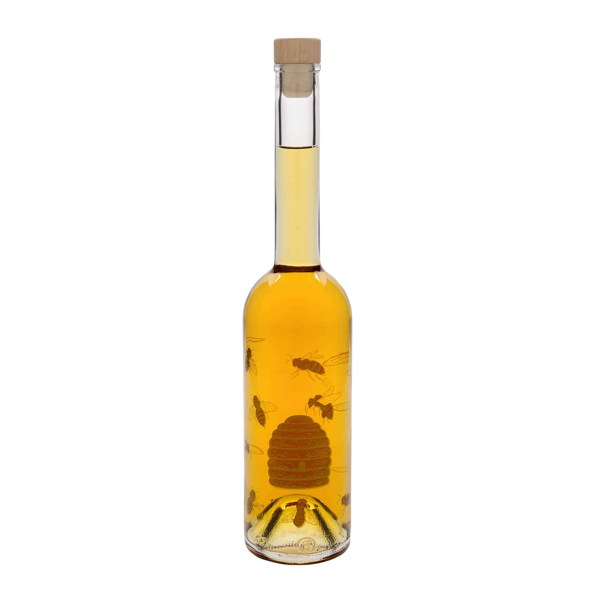 500 ml steklenica 'Opera', motiv: čebele, odprtina: pluta