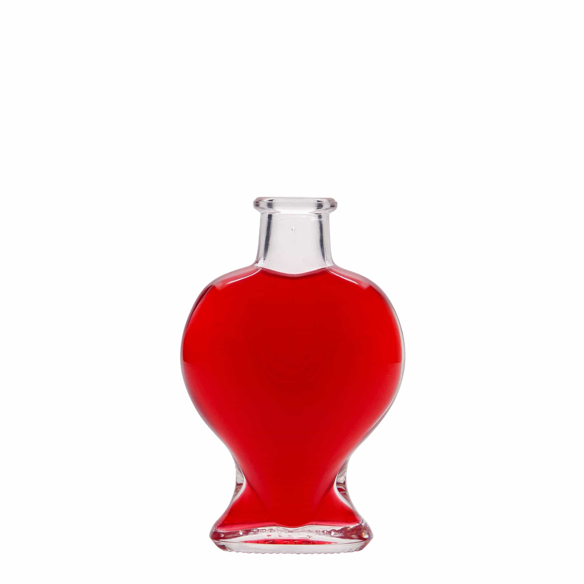 100 ml steklenica 'Srce', odprtina: zamašek