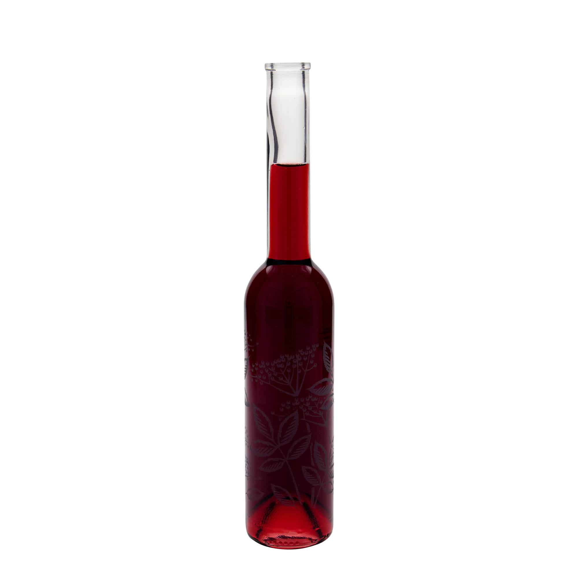 350 ml steklena steklenica »Opera«, motiv: bezeg, ustje: pluta