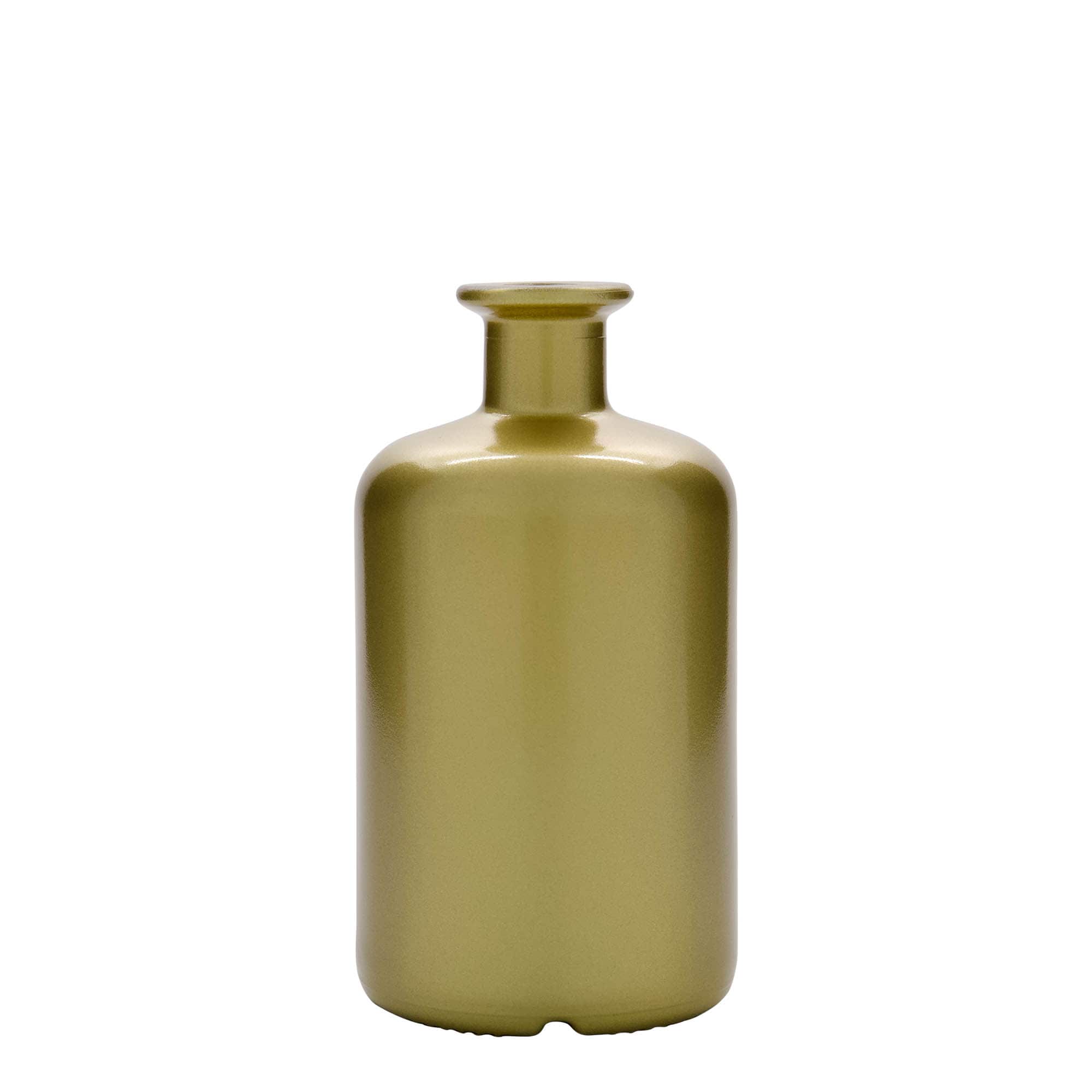 500 ml steklenička za lekarno, zlata, odprtina: pluta