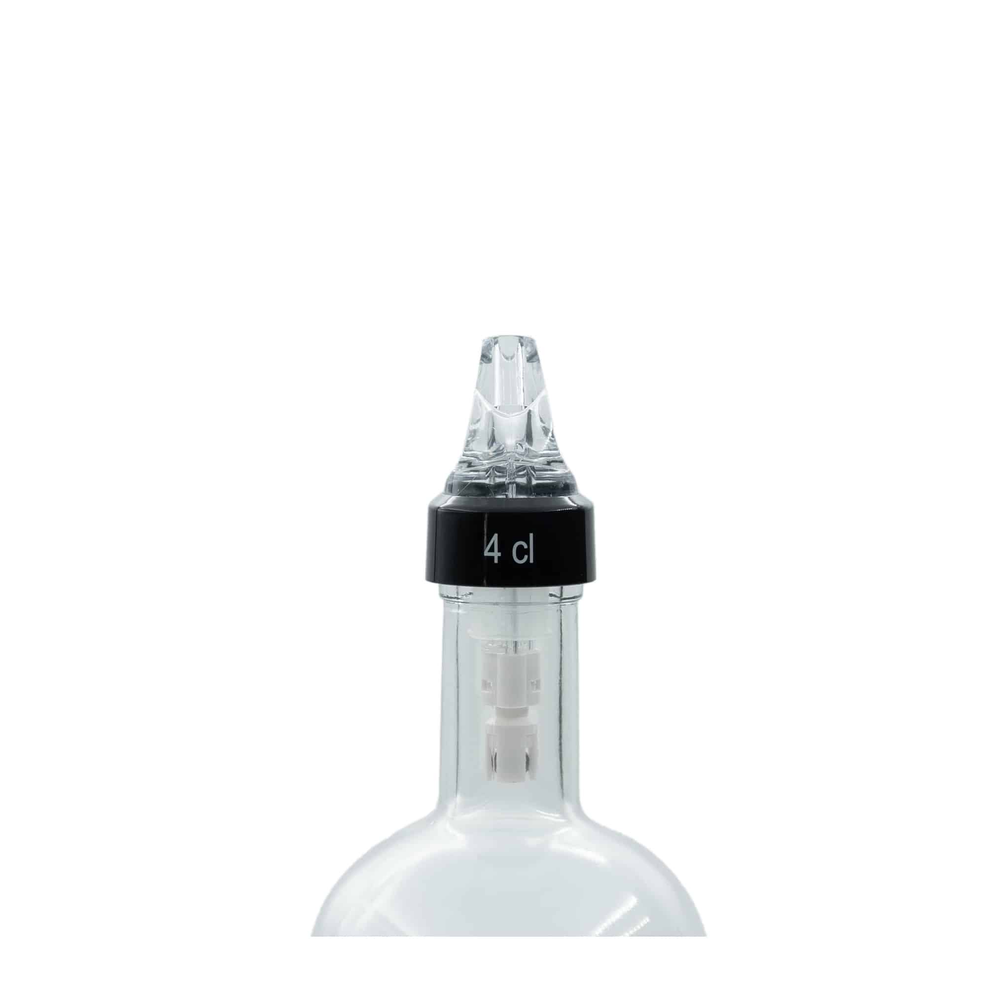 Dozirni izlivalnik 'Auto Pour' 4 cl, PE-plastika, prozoren