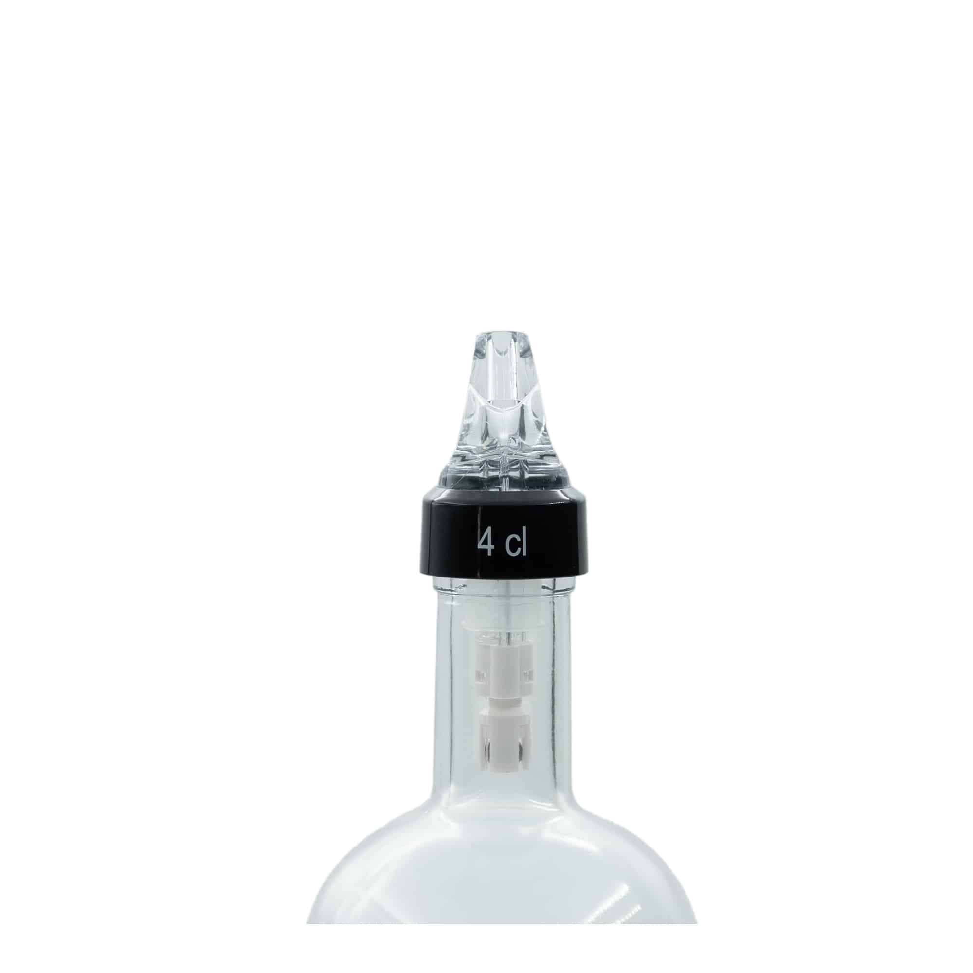 Dozirni izlivalnik 'Auto Pour' 4 cl, PE-plastika, prozoren