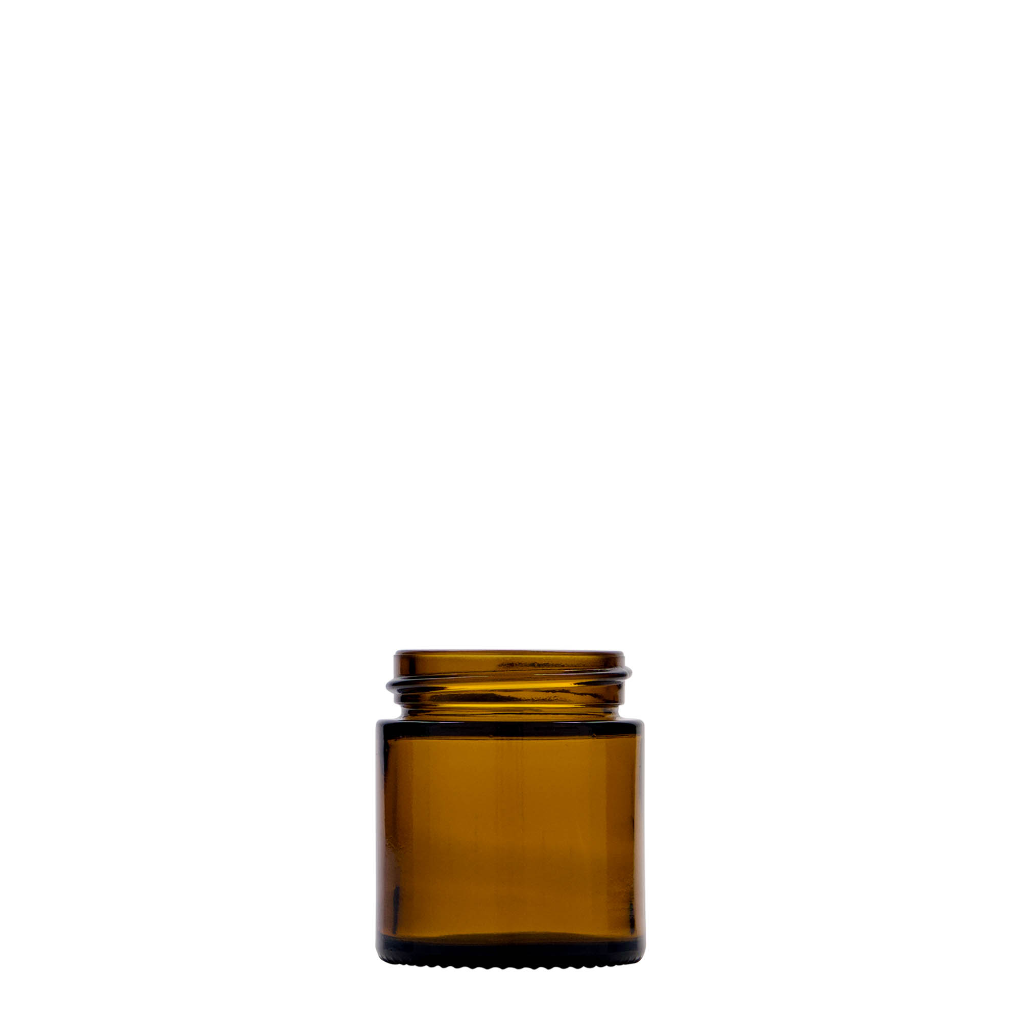 30 ml lonček 'Brown Line', steklo, rjavo, odprtina: navojni pokrov