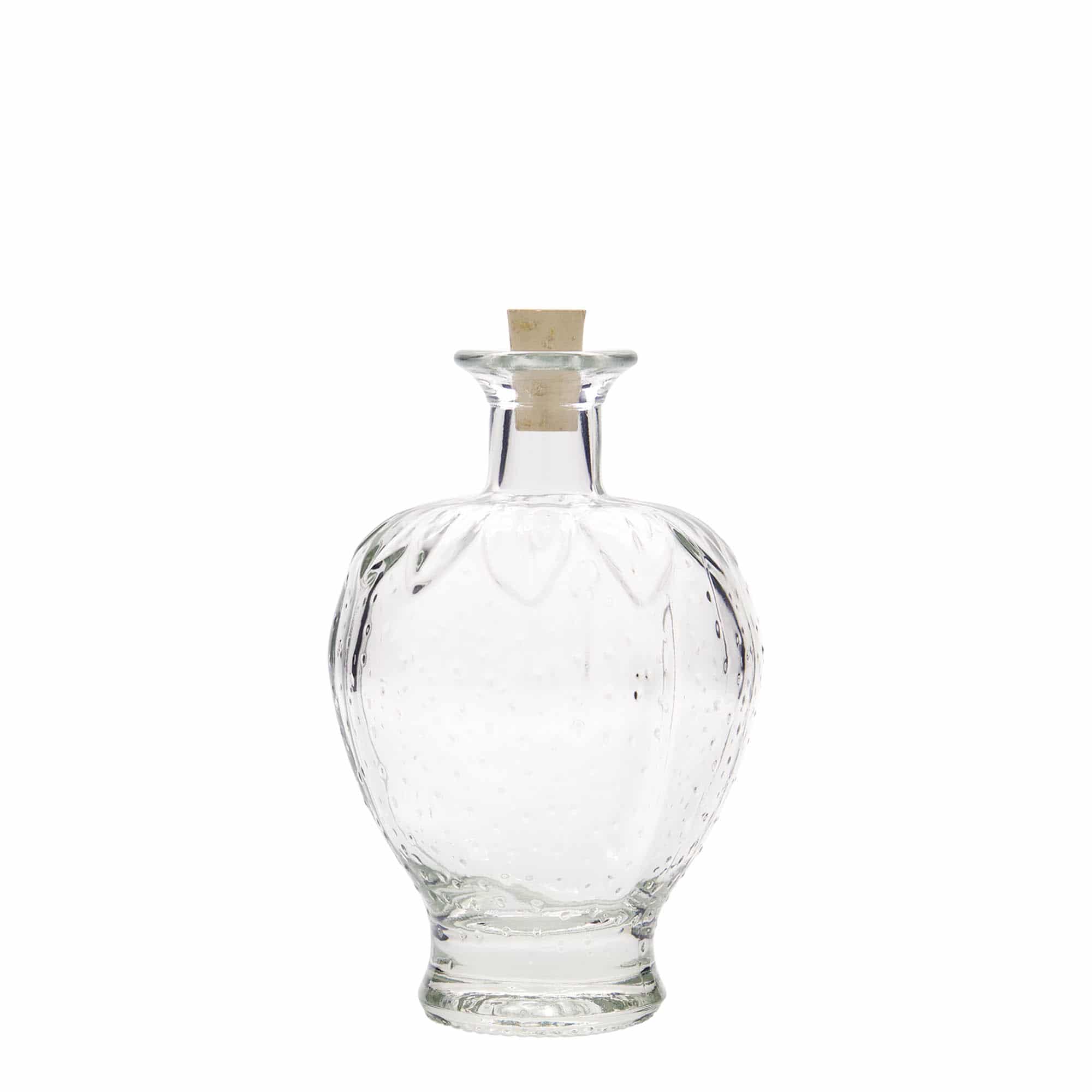 200 ml steklena steklenica »Jagoda«, ustje: pluta