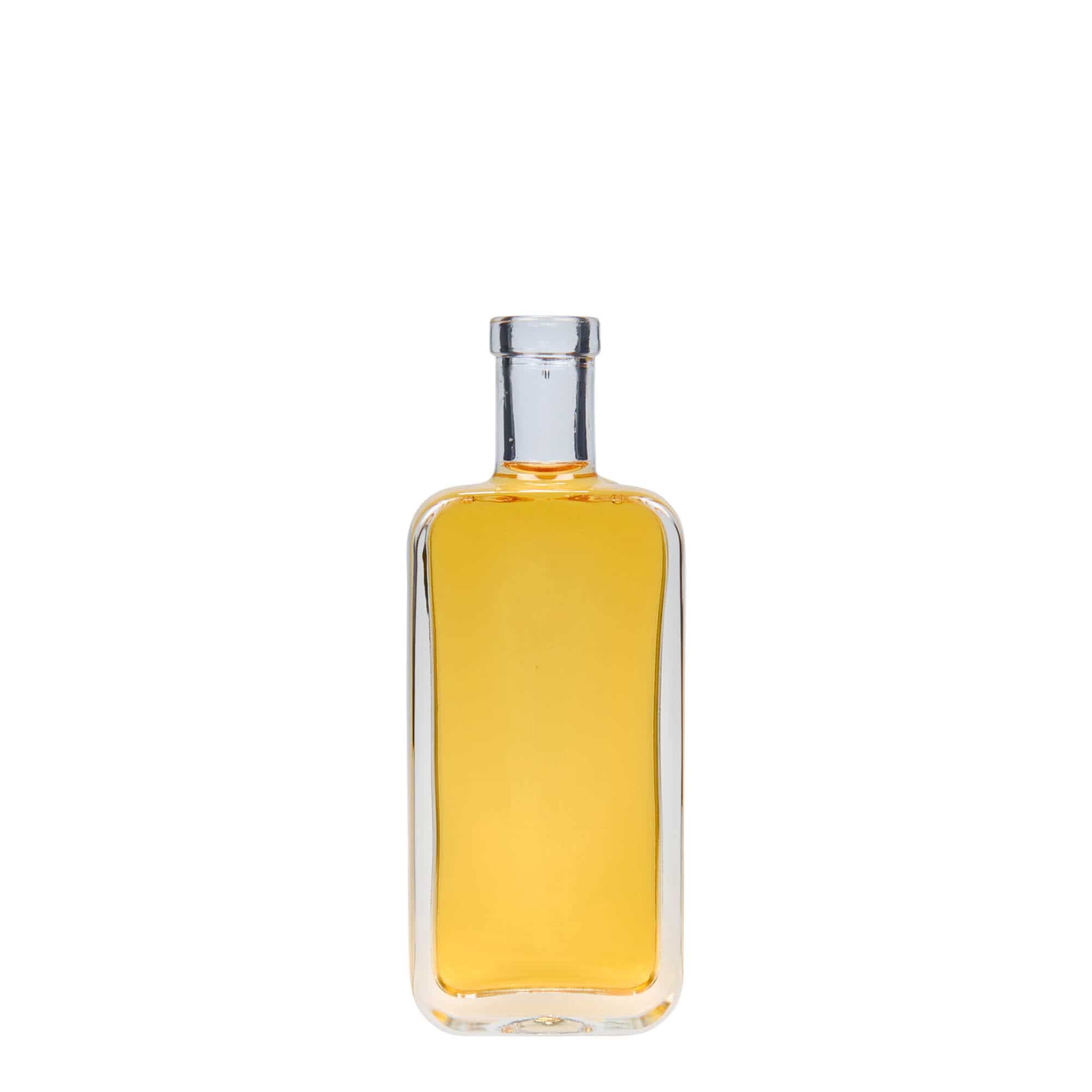 100 ml steklena steklenica »Nice«, pravokotna, ustje: pluta
