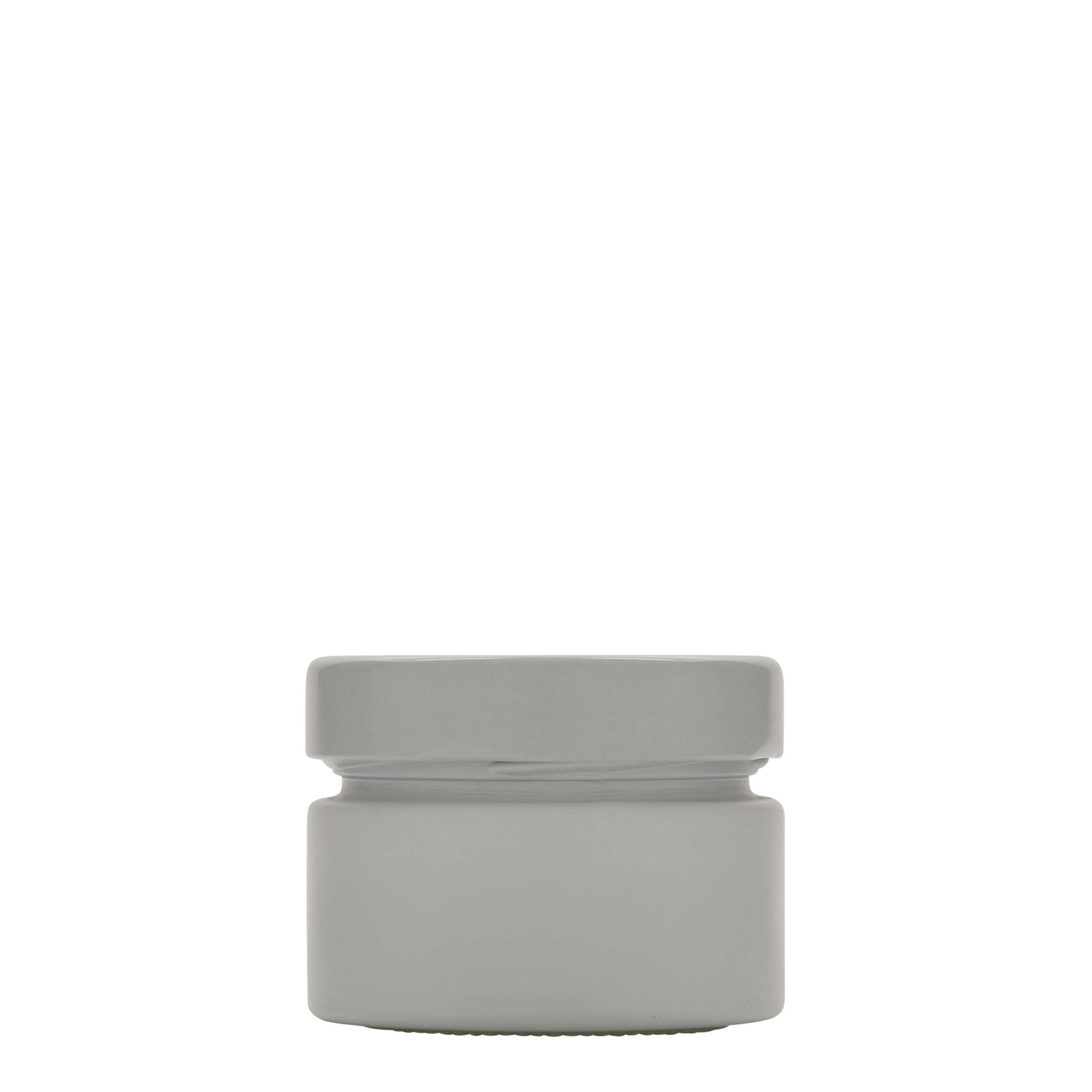 130 ml okrogla steklenica 'Aurora', bela, odprtina: Deep-Twist-Off (DTO 66)