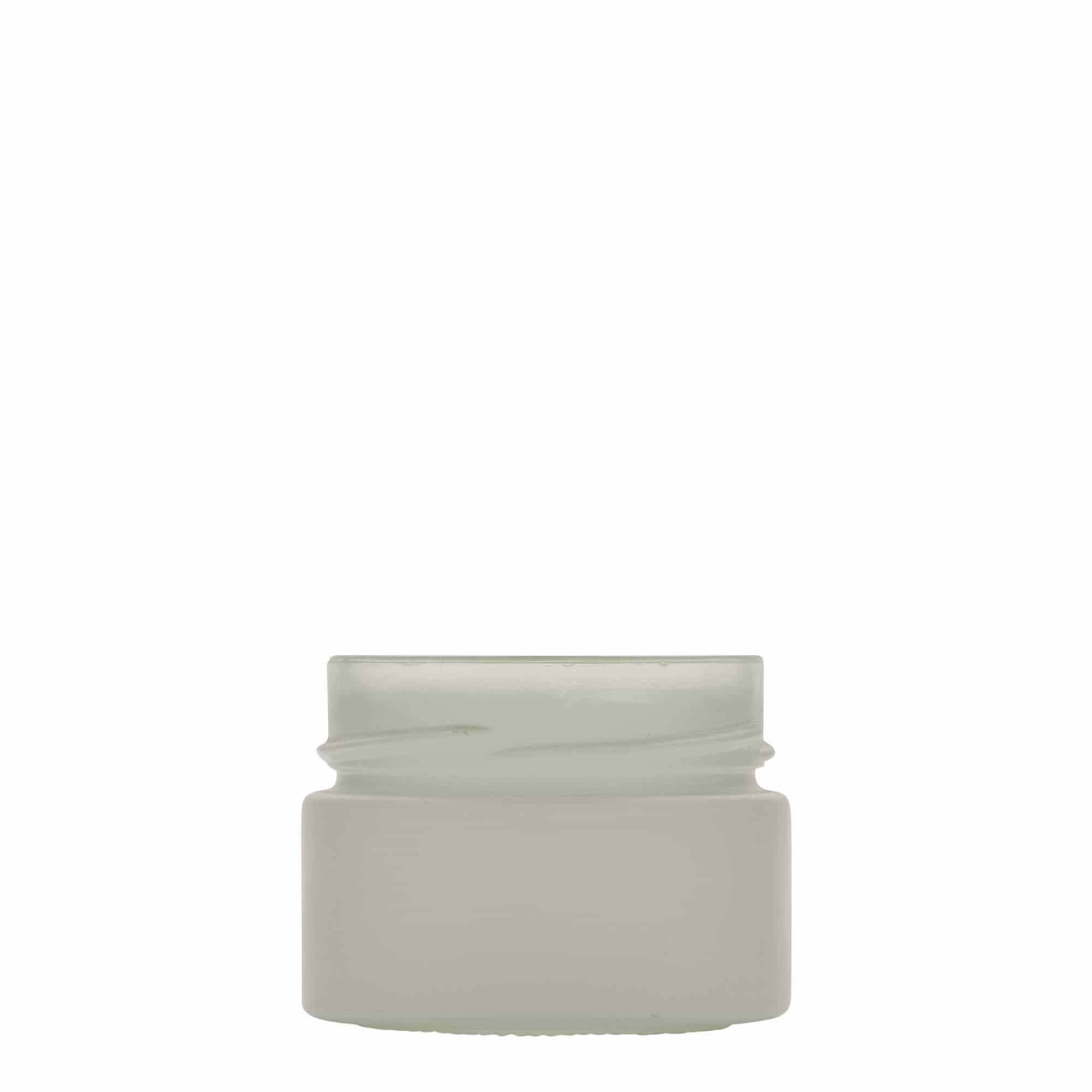 130 ml okrogla steklenica 'Aurora', bela, odprtina: Deep-Twist-Off (DTO 66)