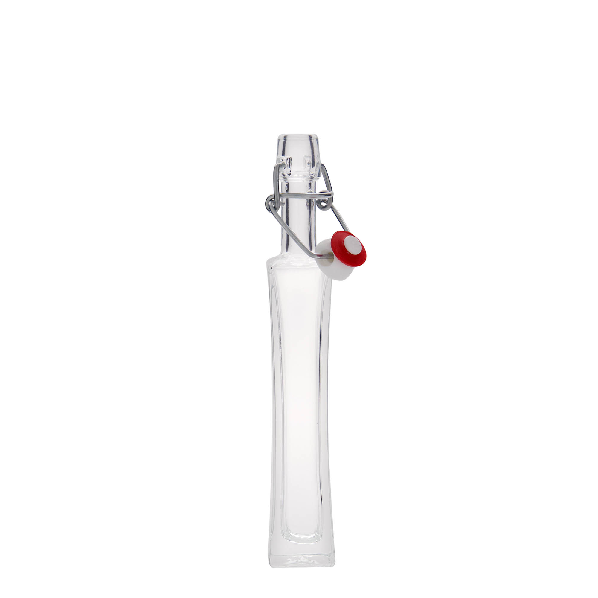 40 ml steklenička 'Koko', kvadratna, odprtina: s sponko 40 ml steklenička 'Koko', kvadratna, odprtina: s sponko