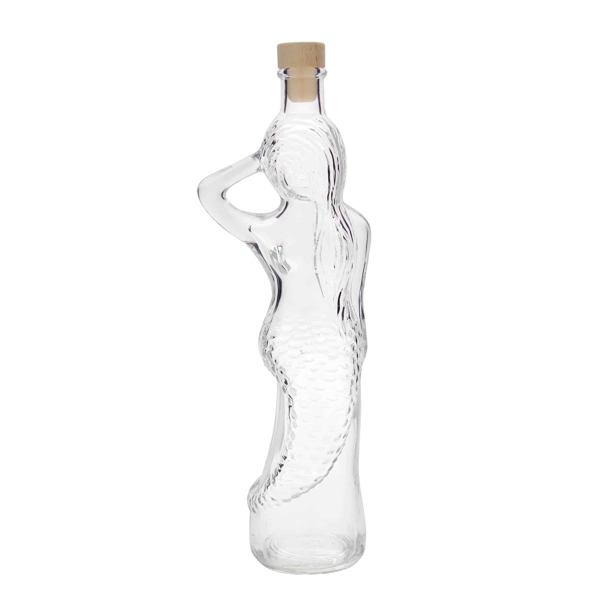 500 ml steklena steklenica »Morska deklica«, ustje: pluta