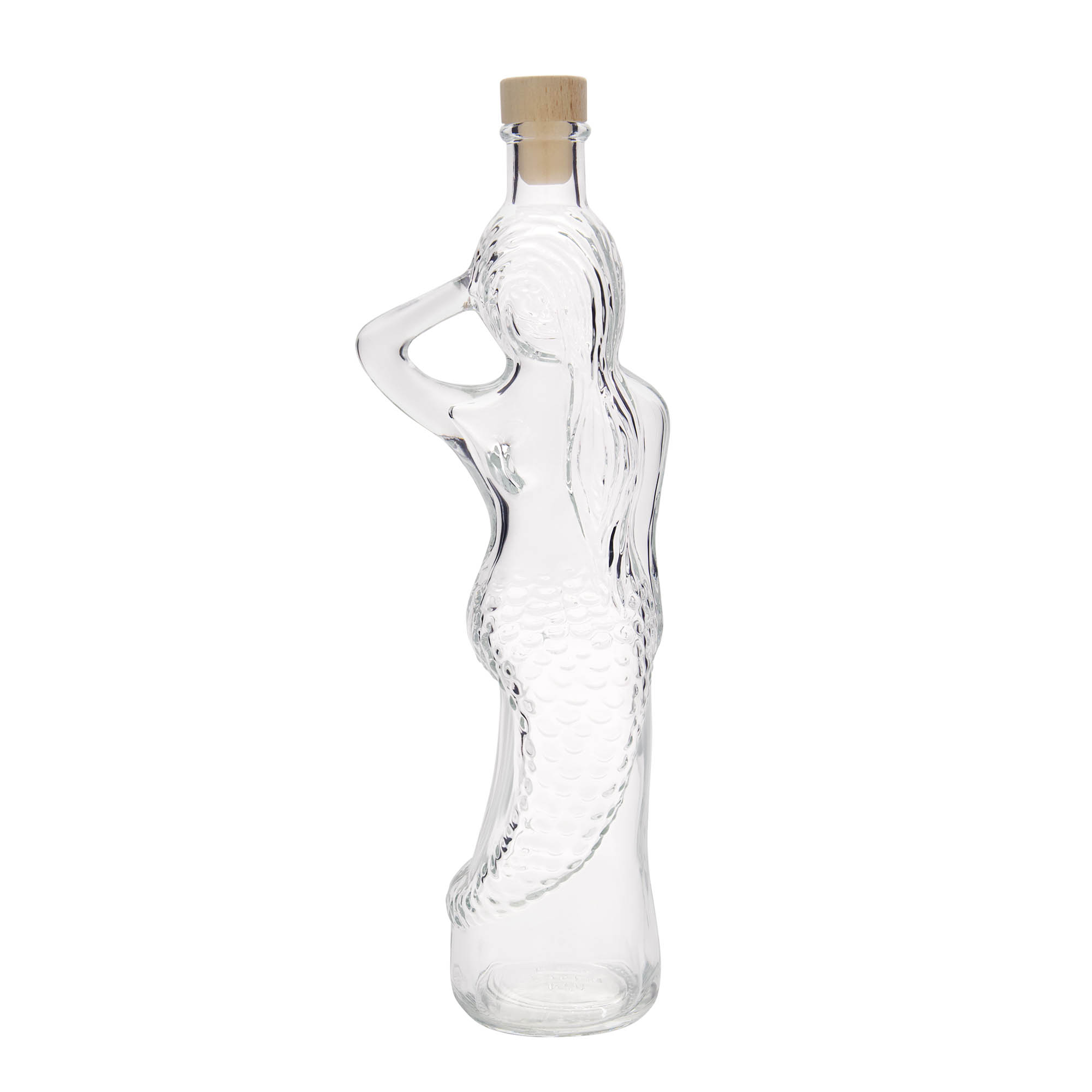 500 ml steklenica iz stekla 'Morska deklica', odprtina: pluta 500 ml steklenica iz stekla 'Morska deklica', odprtina: pluta