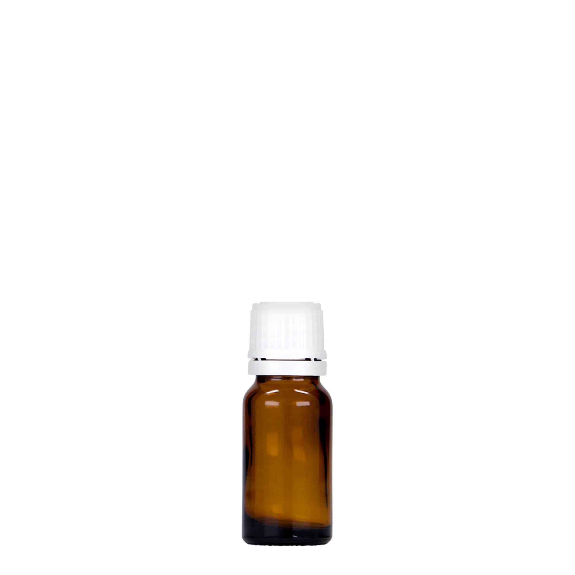 10 ml medicinska steklenička, steklo, rjava, odprtina: DIN 18