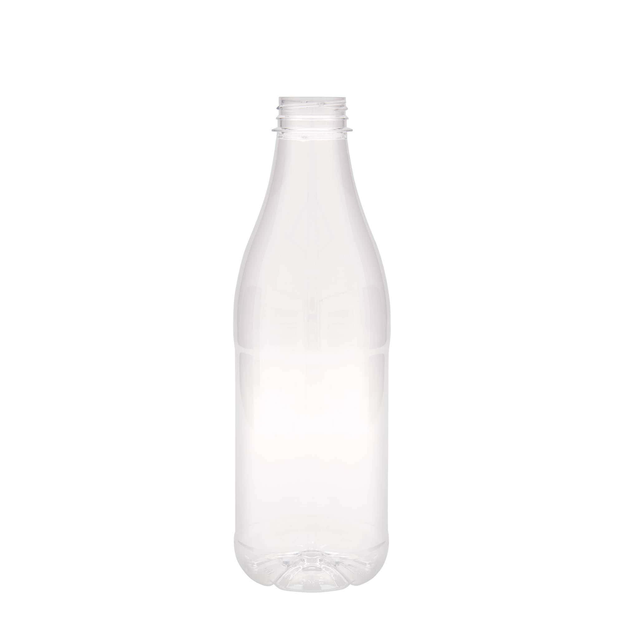 1.000 ml PET-flaska 'Mleko in sok', plastika, odprtina: 38 mm