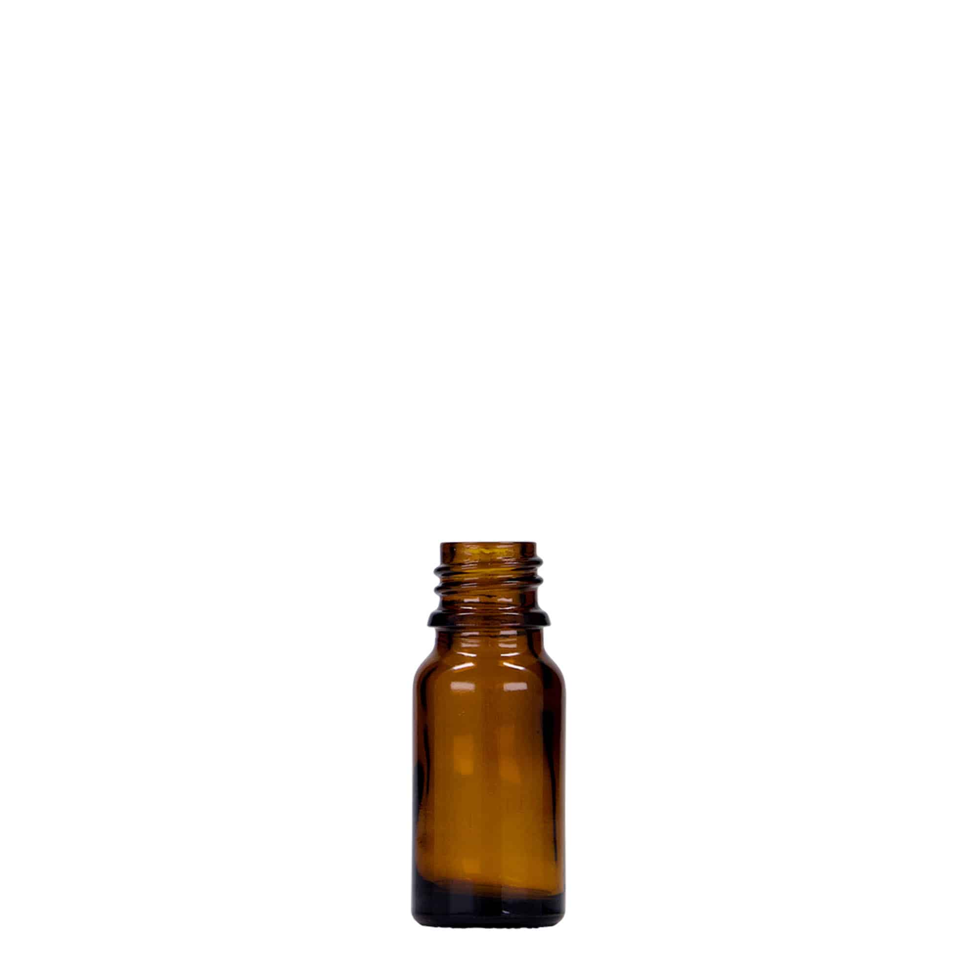 10 ml medicinska steklenička, steklo, rjava, odprtina: DIN 18