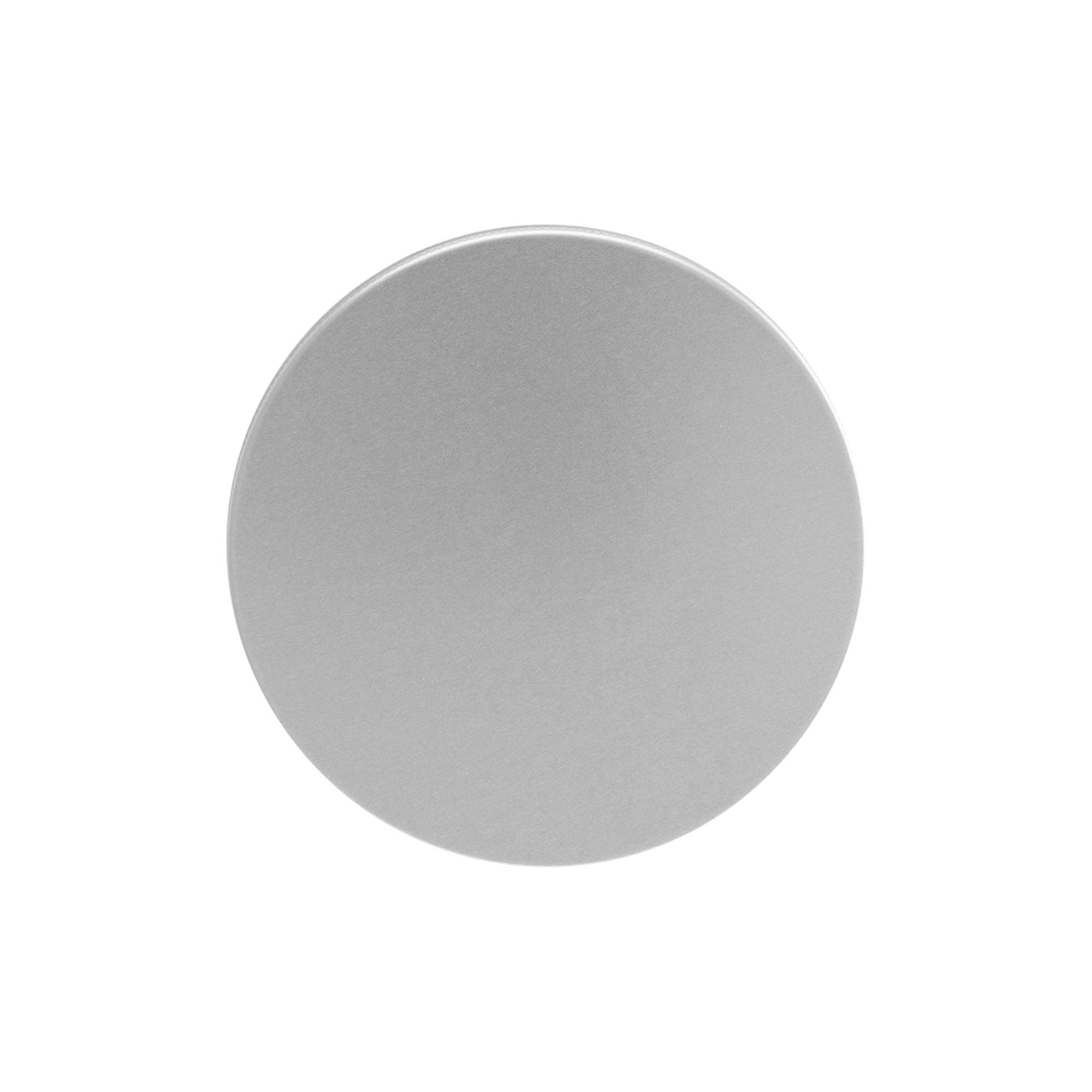 Vijčni pokrovček, aluminij, srebrne barve, za odprtino: 100/400 Vijčni pokrovček, aluminij, srebrne barve, za odprtino: 100/400
