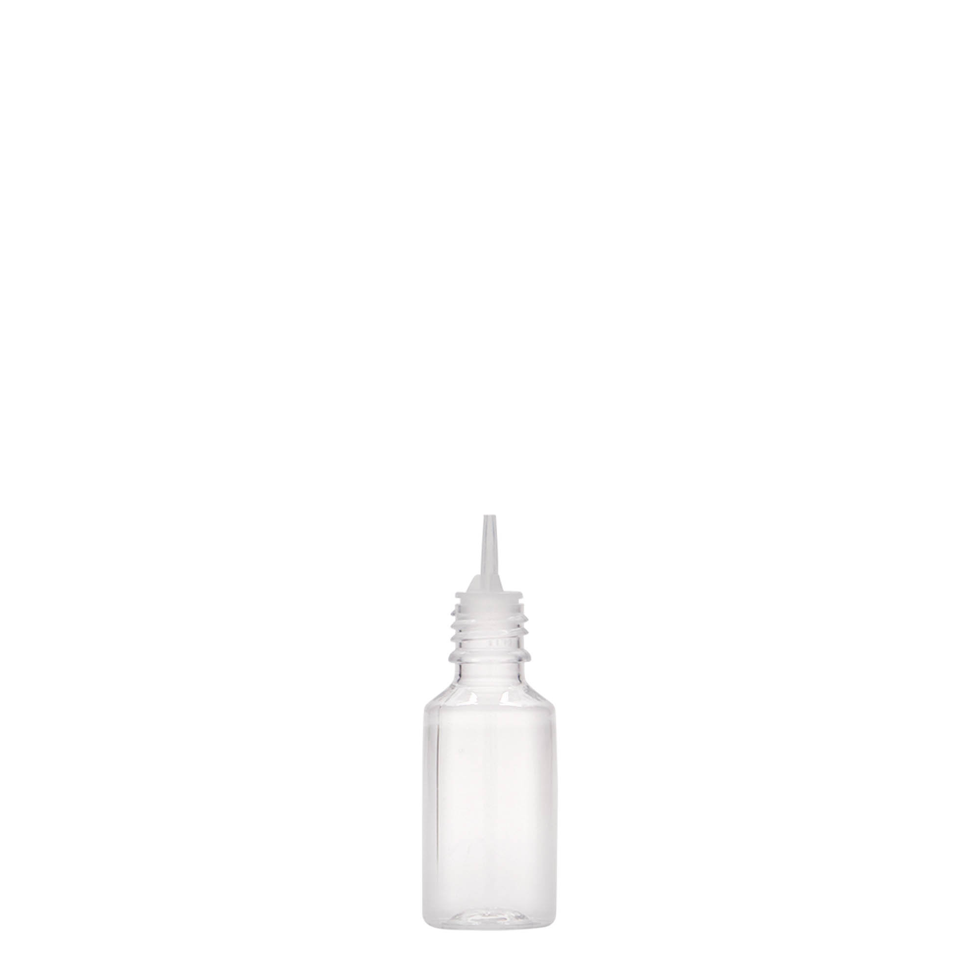 10 ml PET-flaska 'E-Liquid' z varnostjo kakovosti in zaščito pred otroki, plastika, odprtina: navojni pokrov