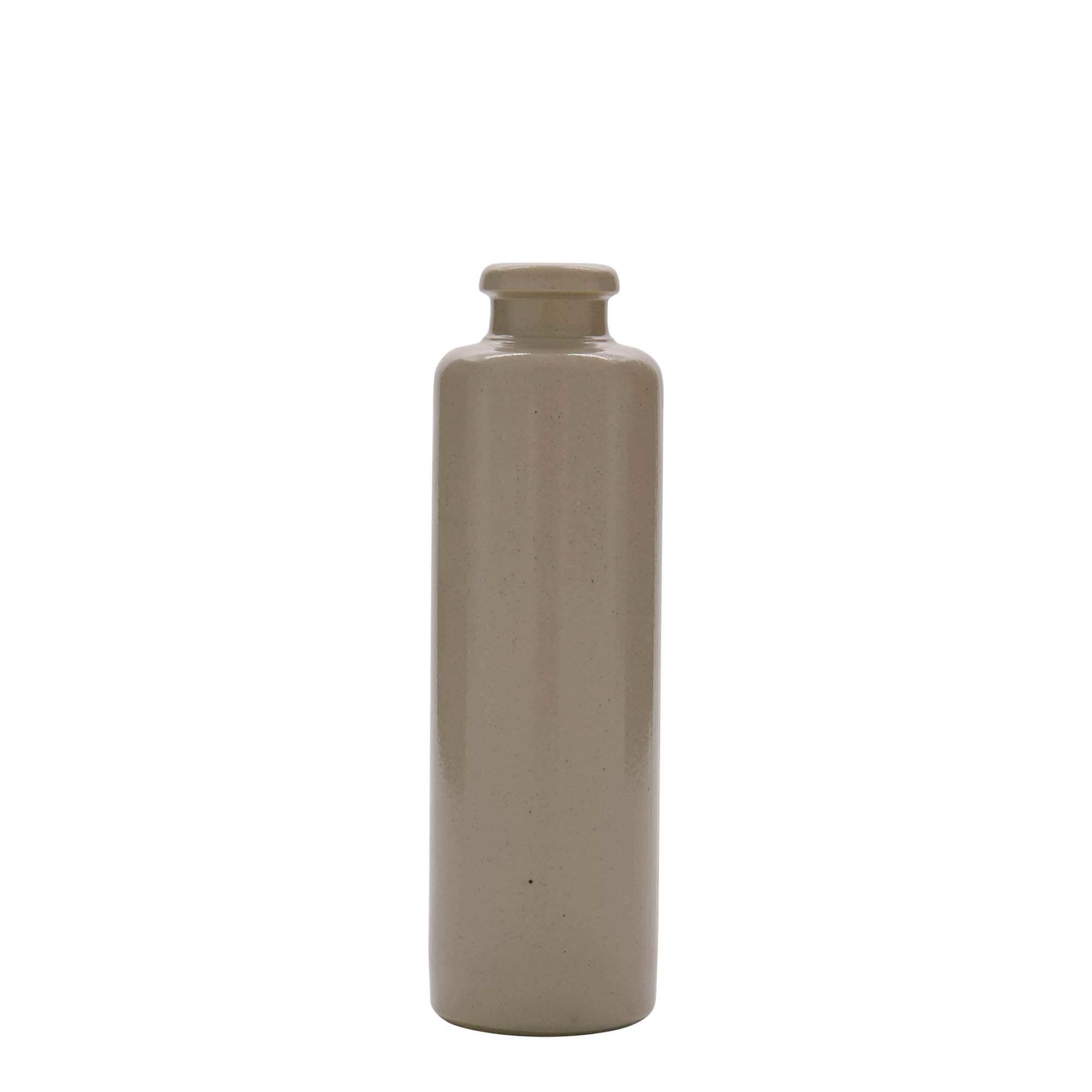 200 ml glineni vrč, kamnita glina, bež, odprtina: pluta