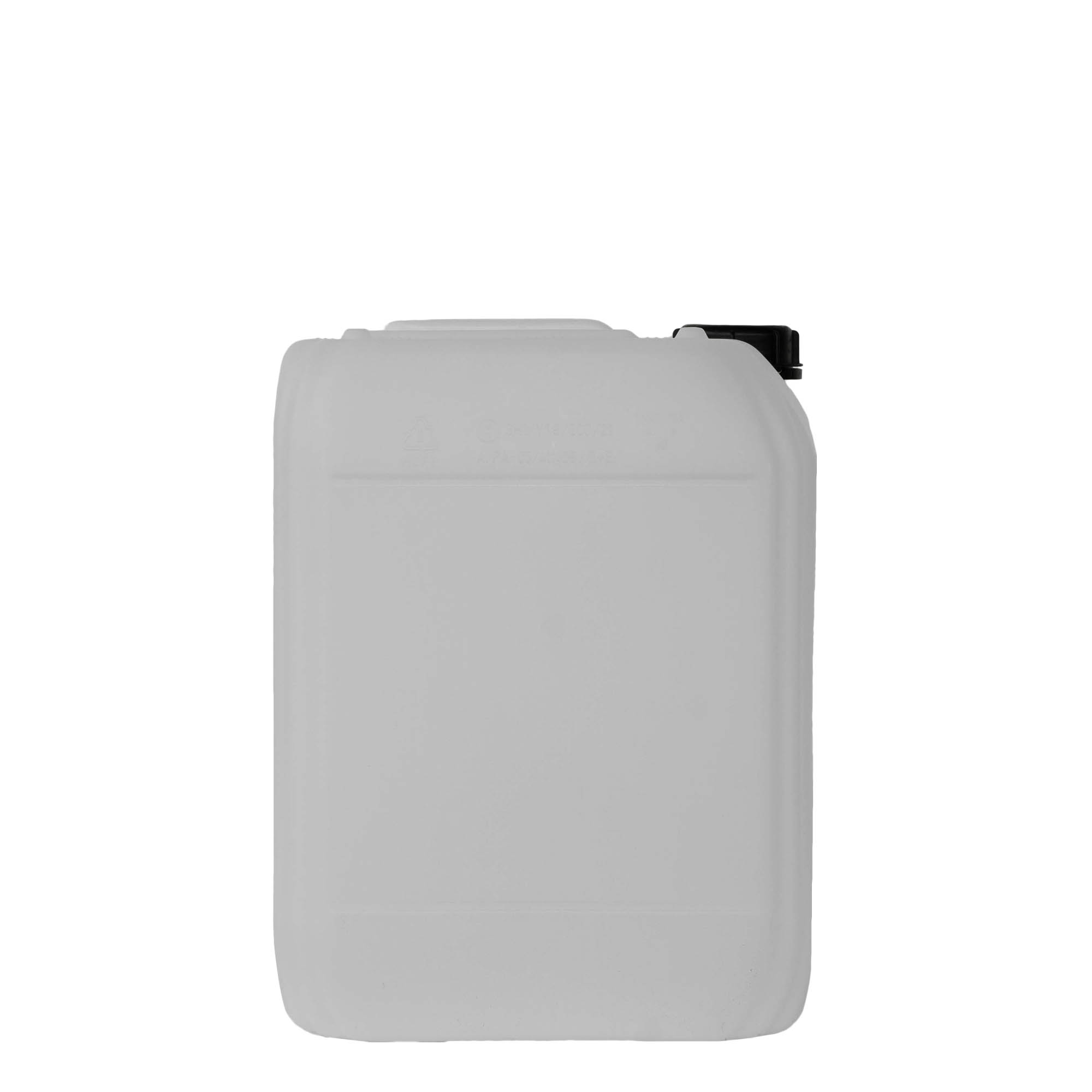 20 l kanister, pravokoten, HDPE-plastika, naraven, odprtina: ND 60