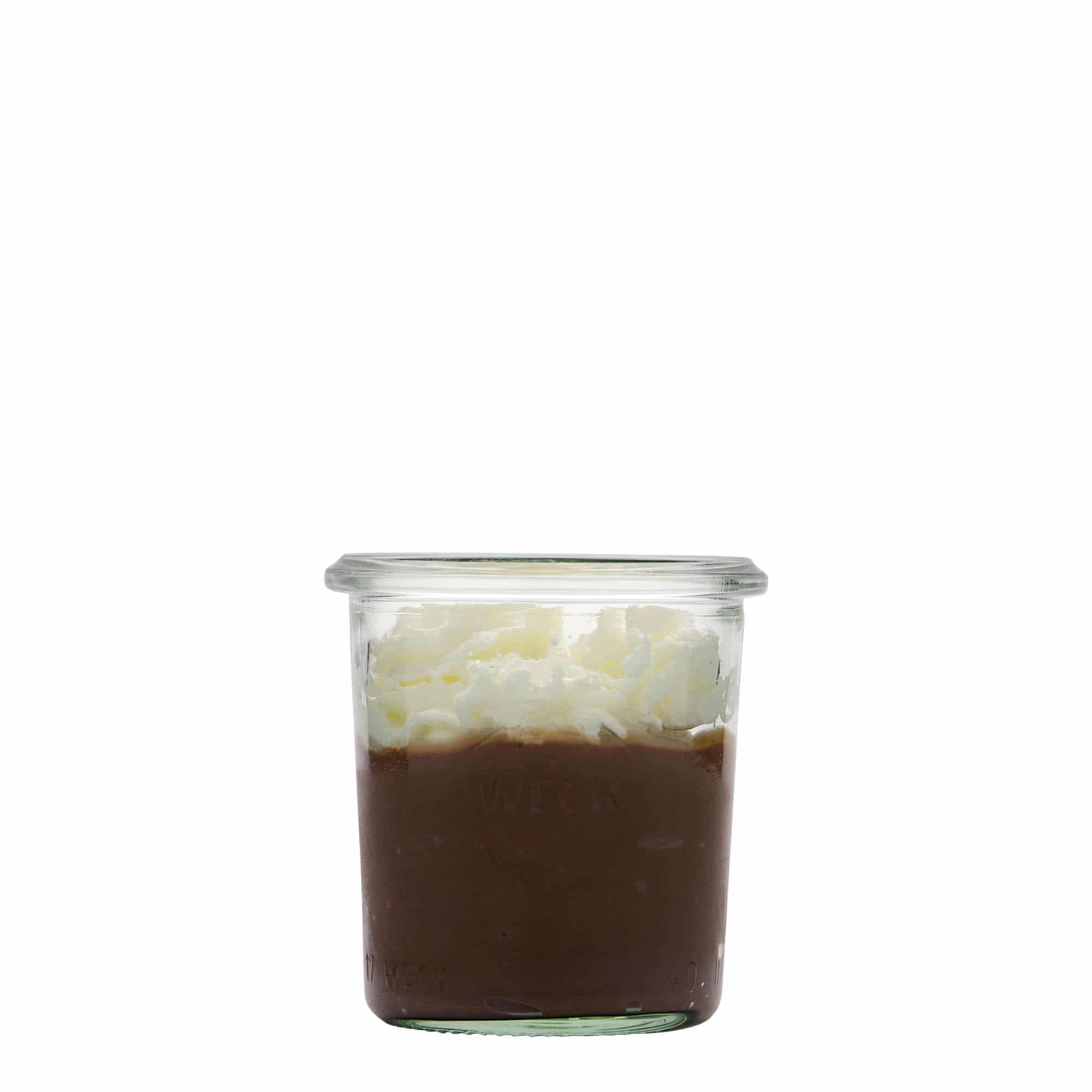 140 ml stekleni kozarec WECK, ustje: Okrogel rob