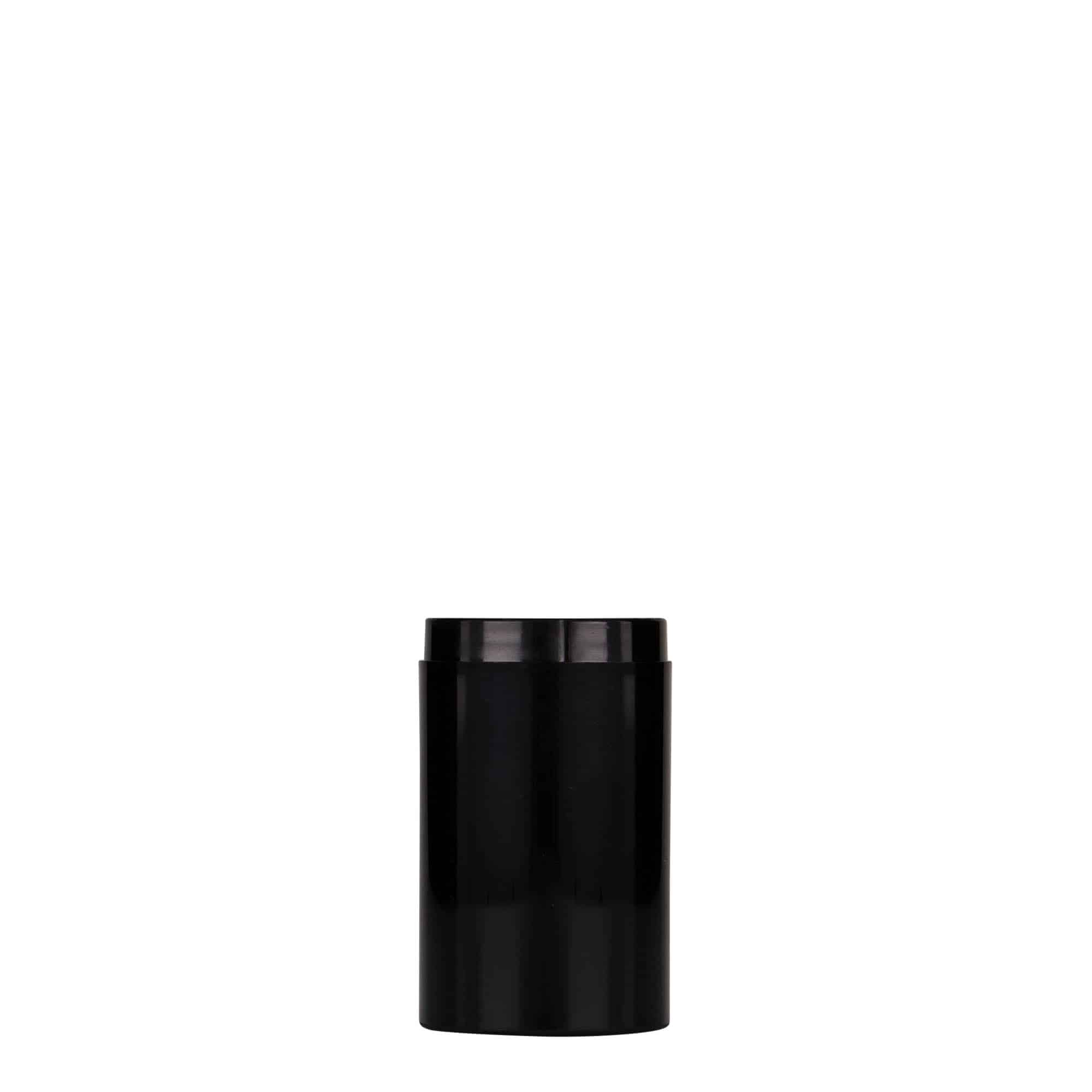 30 ml brez-zračni dozirnik 'Mezzo', PP-plastika, črn