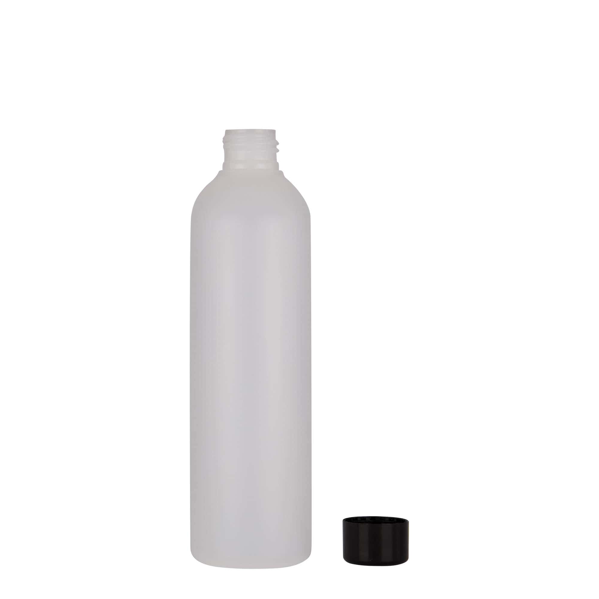 250 ml plastična steklenica 'Tuffy', HDPE, naravna, odprtina: 24/410