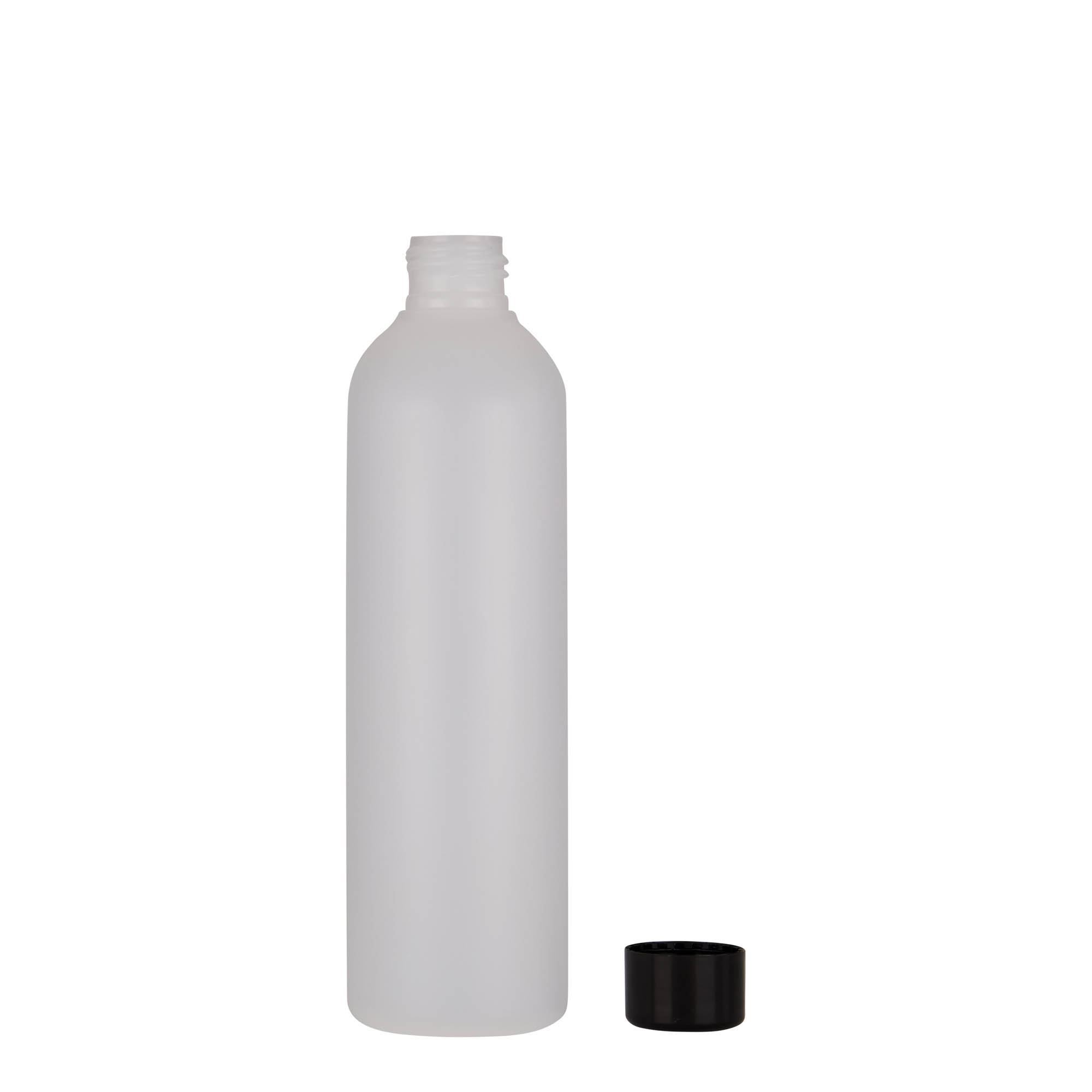 250 ml plastična steklenica 'Tuffy', HDPE, naravna, odprtina: 24/410 250 ml plastična steklenica 'Tuffy', HDPE, naravna, odprtina: 24/410