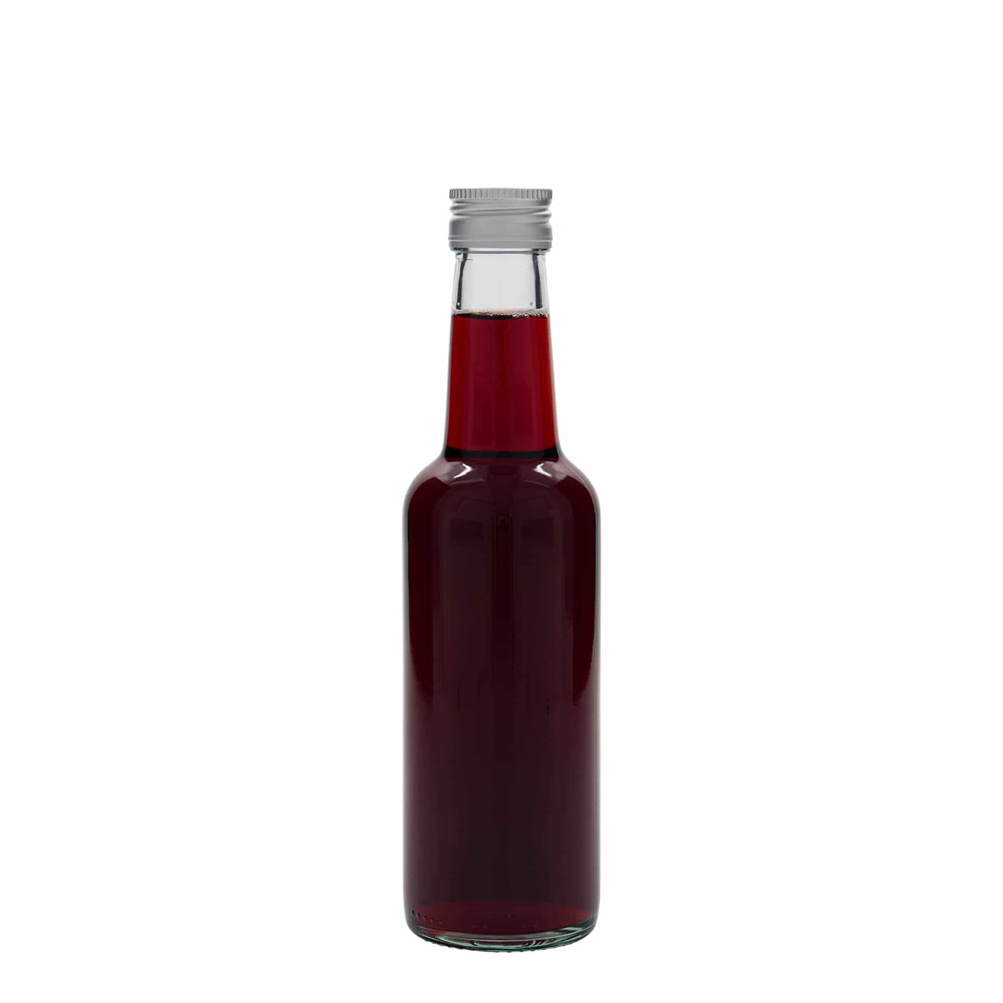 250 ml steklenica z ravnim vratom, odprtina: PP 28