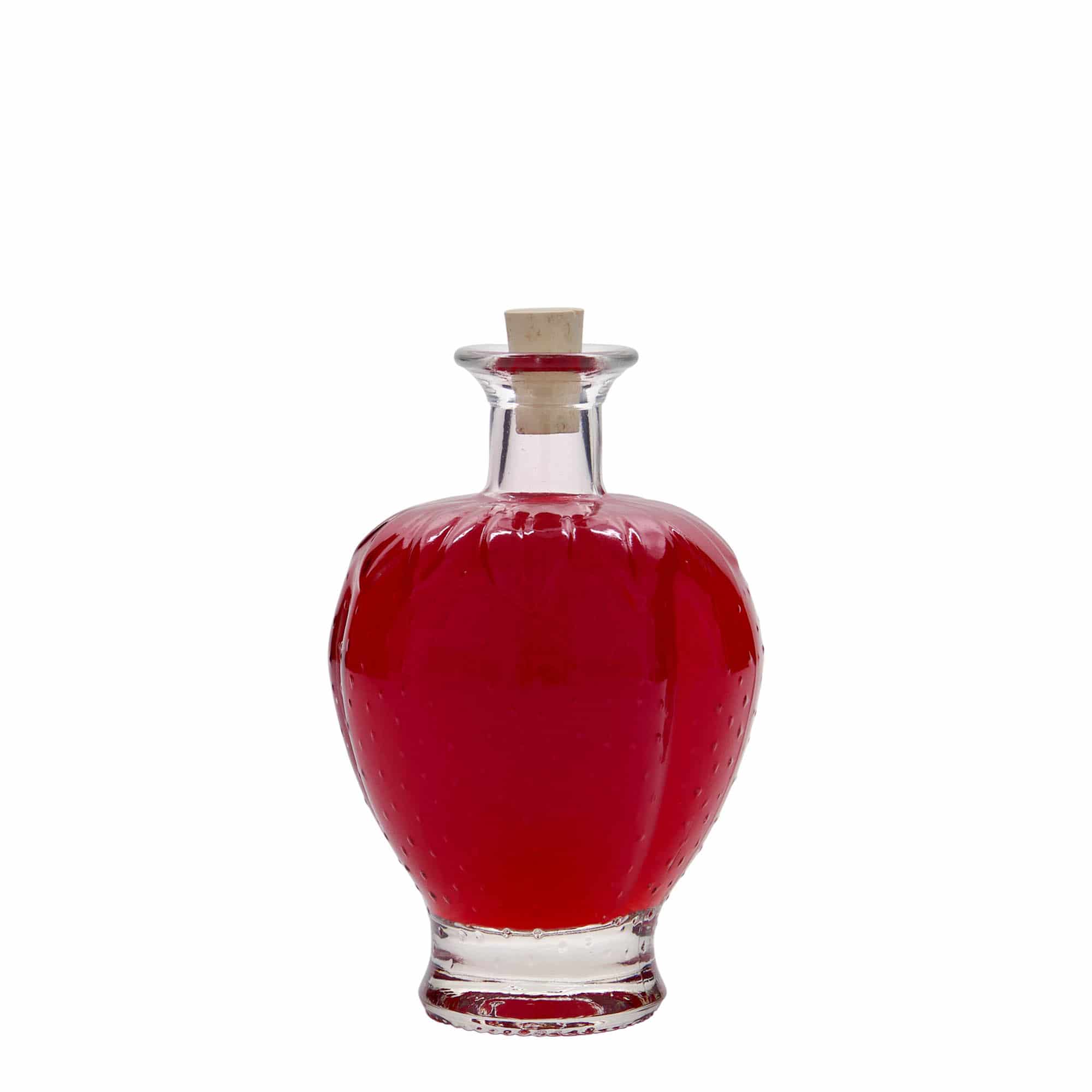 200 ml steklenica iz stekla 'Jagoda', odprtina: plutovina