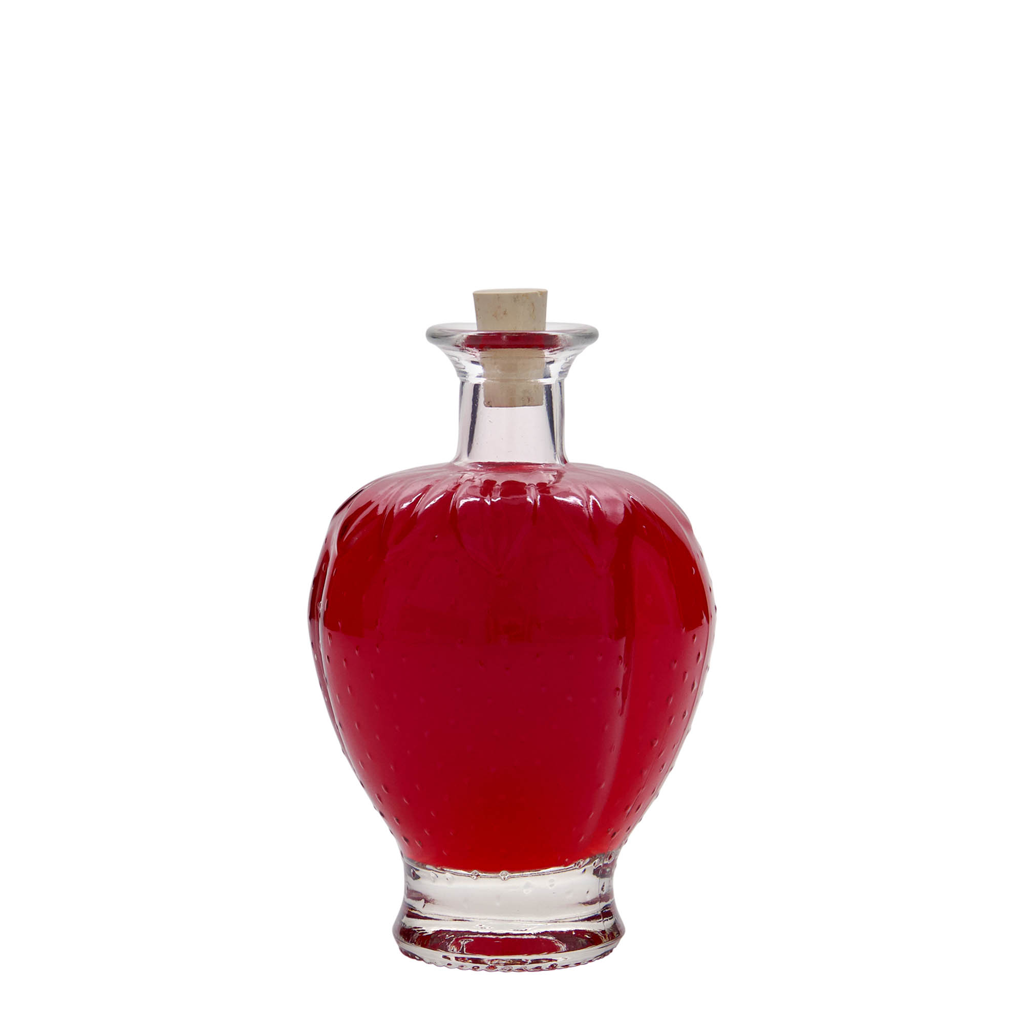 200 ml steklenica iz stekla 'Jagoda', odprtina: plutovina 200 ml steklenica iz stekla 'Jagoda', odprtina: plutovina
