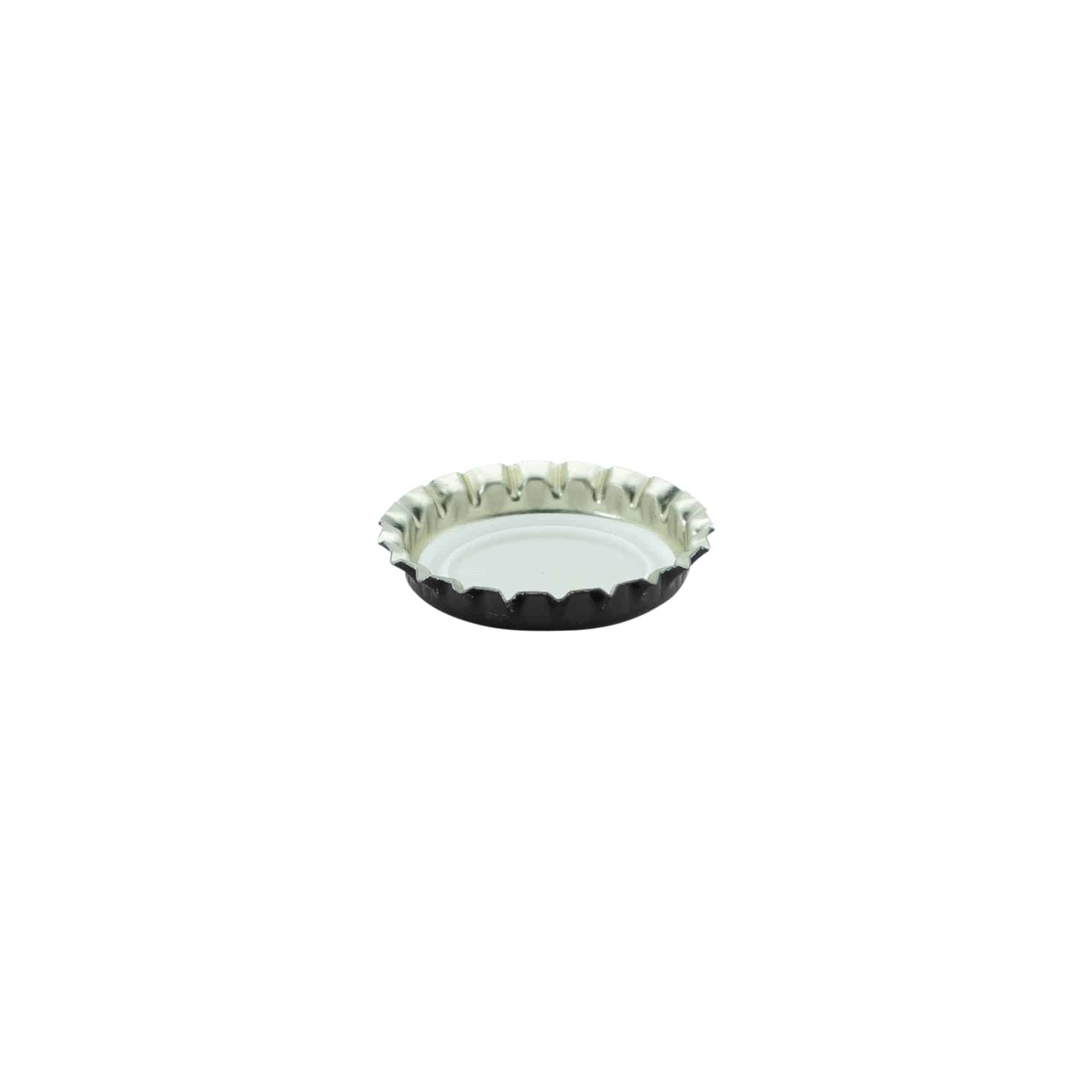 Kronski zamašek 26 mm, kovina, črna Kronski zamašek 26 mm, kovina, črna