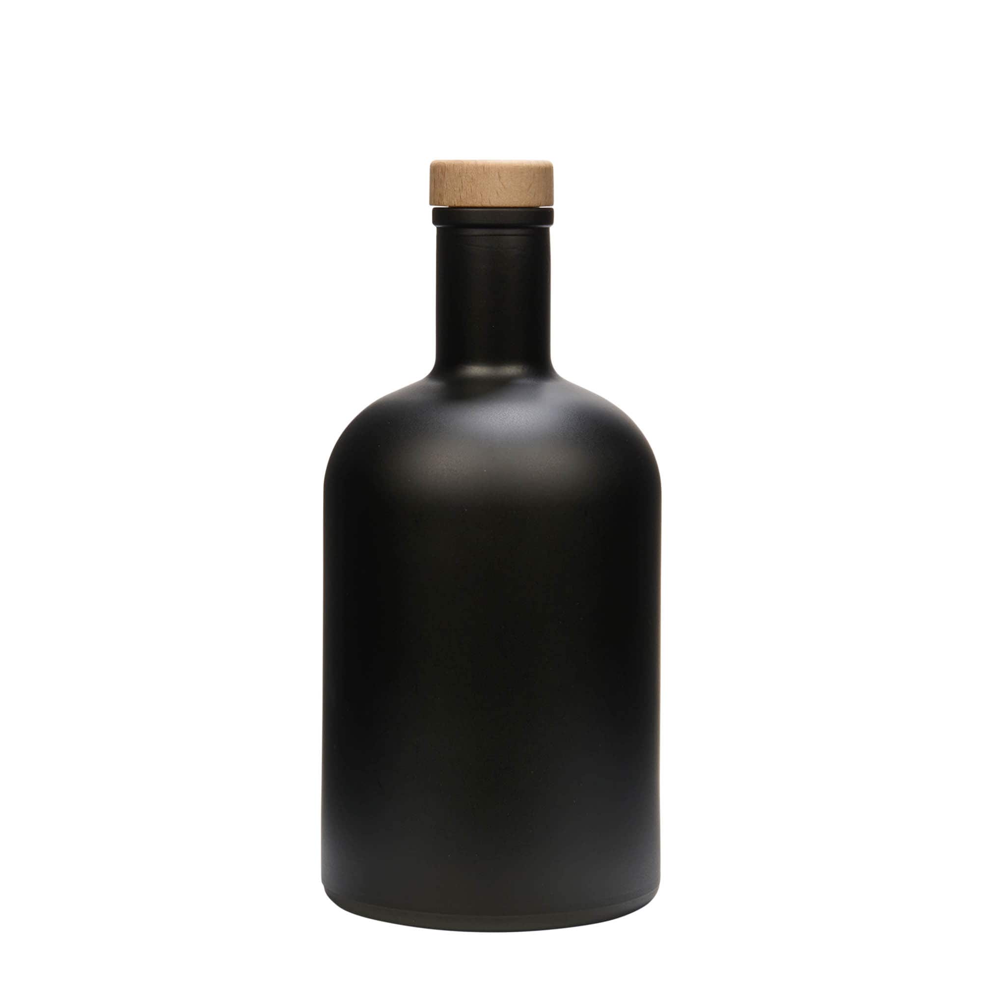 700 ml steklenica 'Gerardino', črna, odprtina: pluta