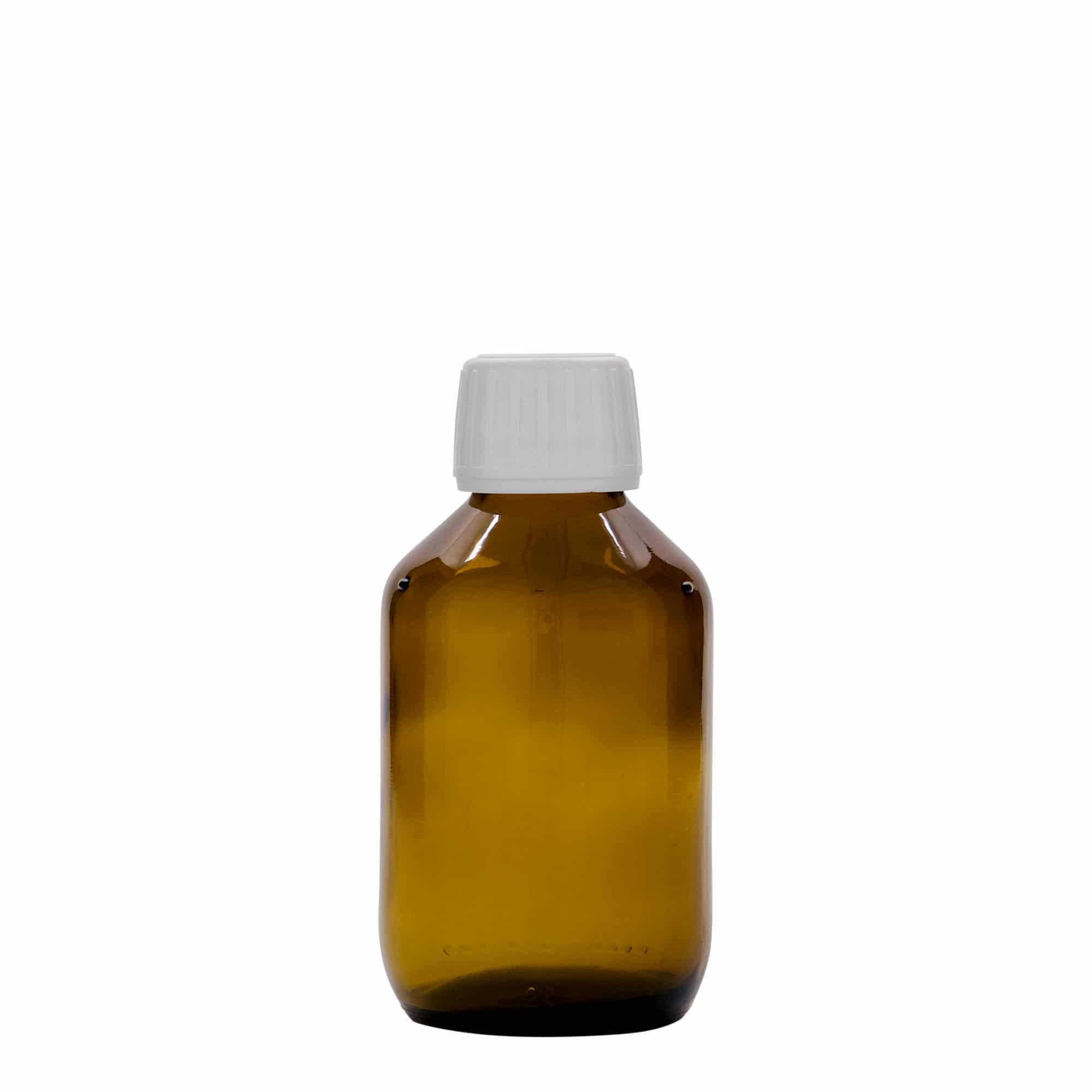 150 ml steklenica za zdravila, rjava, steklo, ustje: PP 28