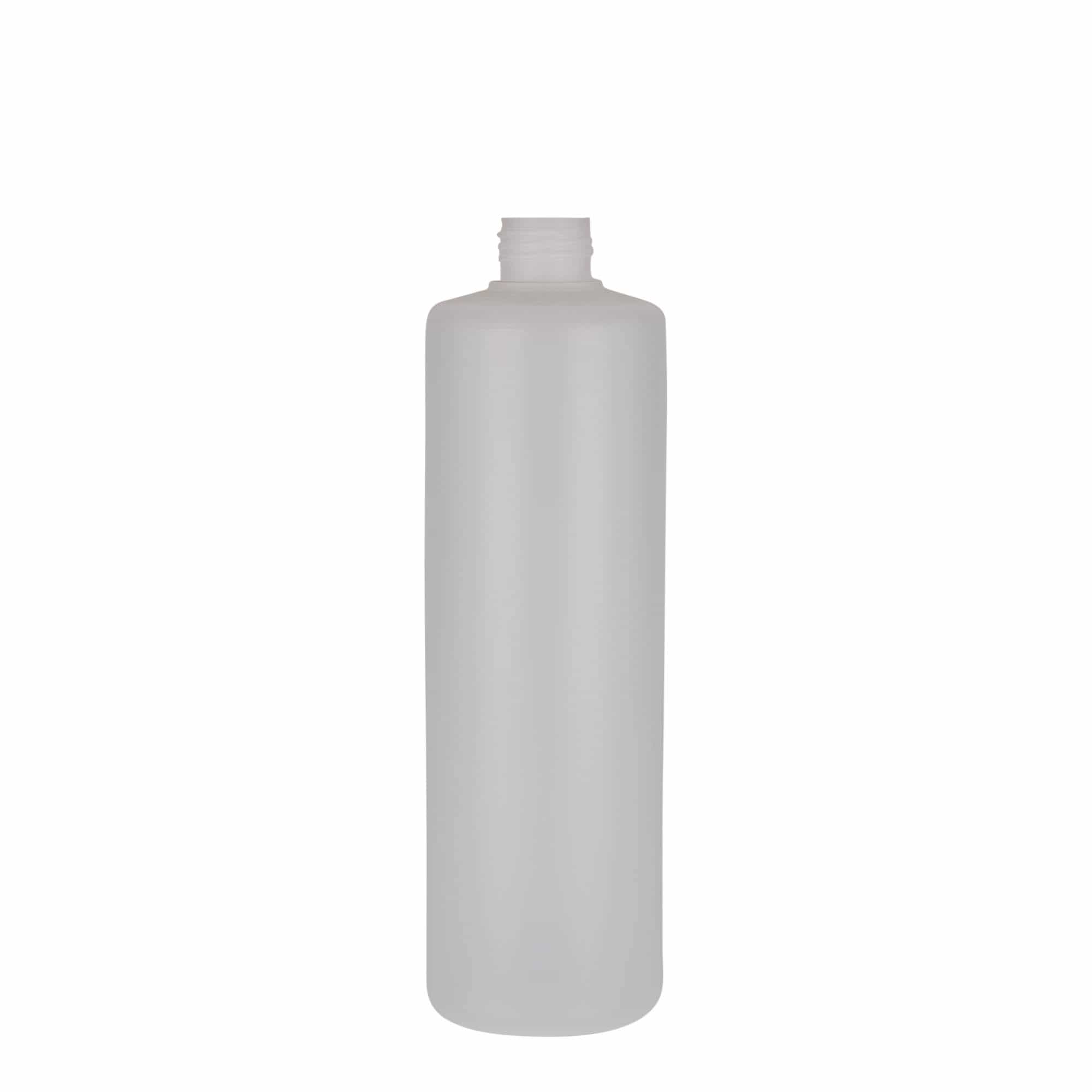 500 ml okrogla steklenica, plastika PE, naravna, ustje: navojni zamašek 500 ml okrogla steklenica, plastika PE, naravna, ustje: navojni zamašek