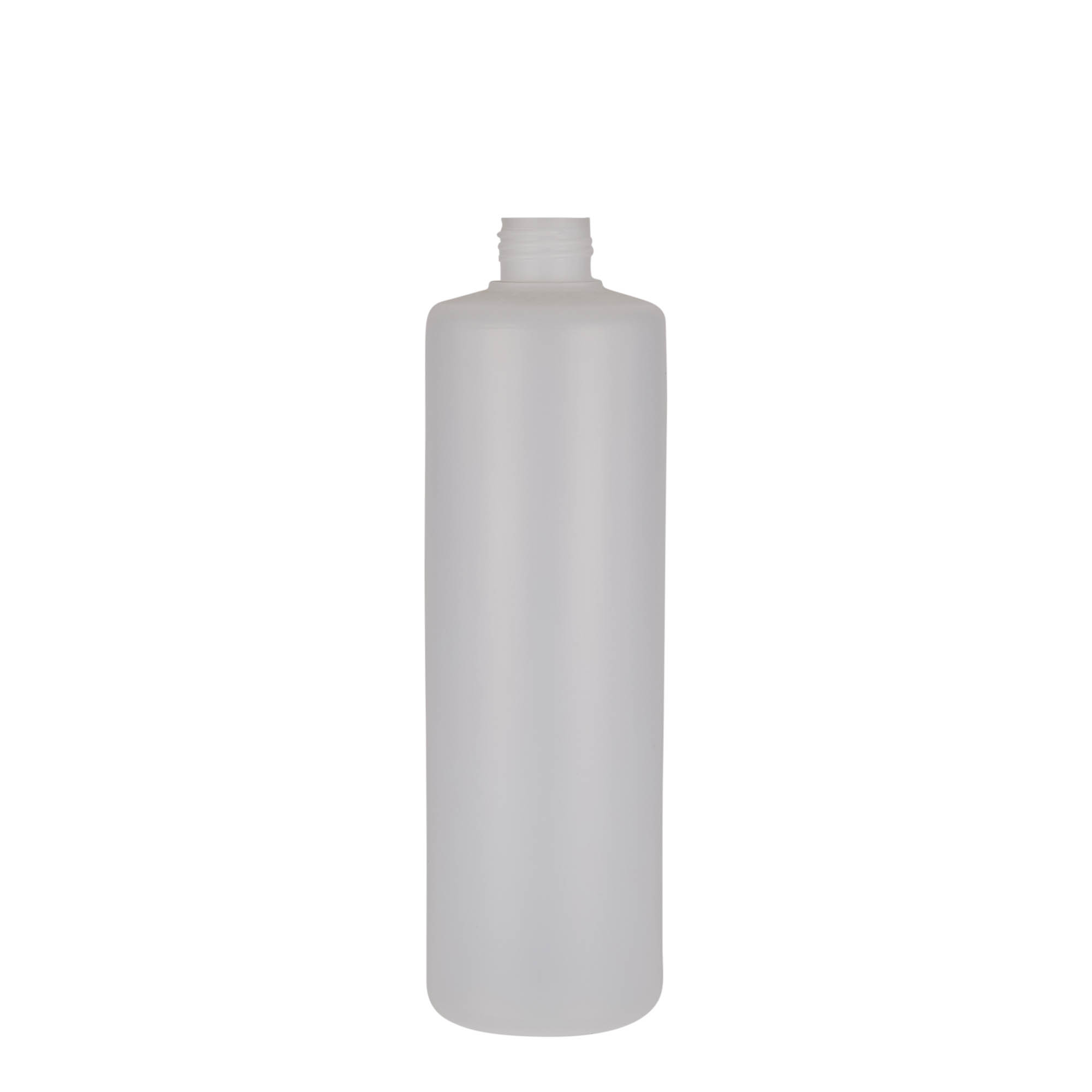 500 ml okrogla steklenica, PE-plastika, naravna, odprtina: navojni pokrov 500 ml okrogla steklenica, PE-plastika, naravna, odprtina: navojni pokrov