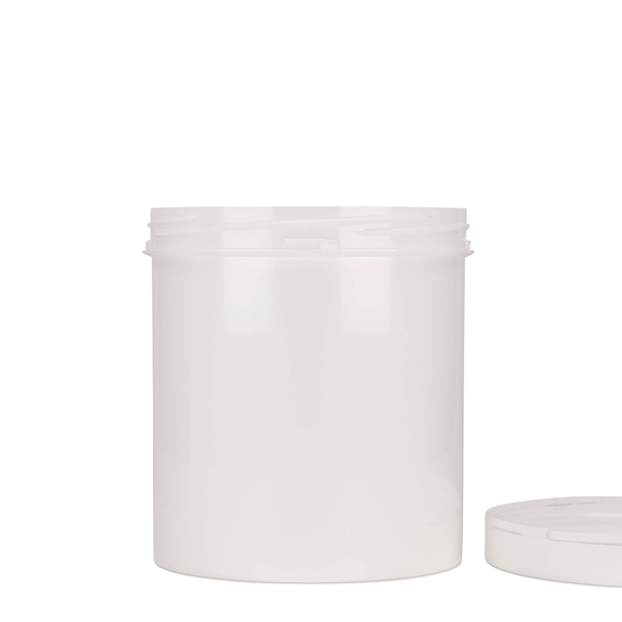 1.000 ml plastična posoda 'Securilock', PP, bela, odprtina: navojni pokrov 1.000 ml plastična posoda 'Securilock', PP, bela, odprtina: navojni pokrov