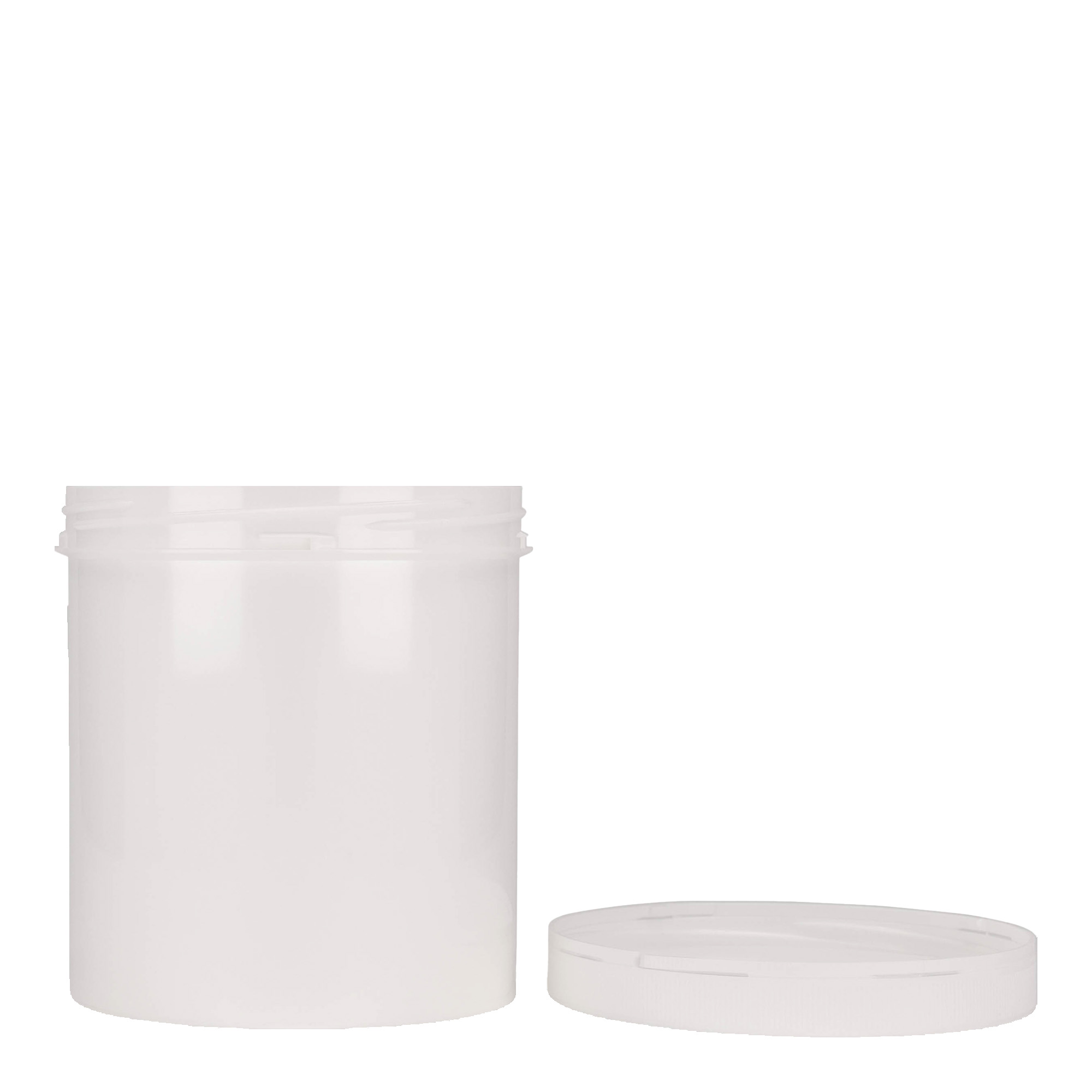 1.000 ml plastična posoda 'Securilock', PP, bela, odprtina: navojni pokrov 1.000 ml plastična posoda 'Securilock', PP, bela, odprtina: navojni pokrov