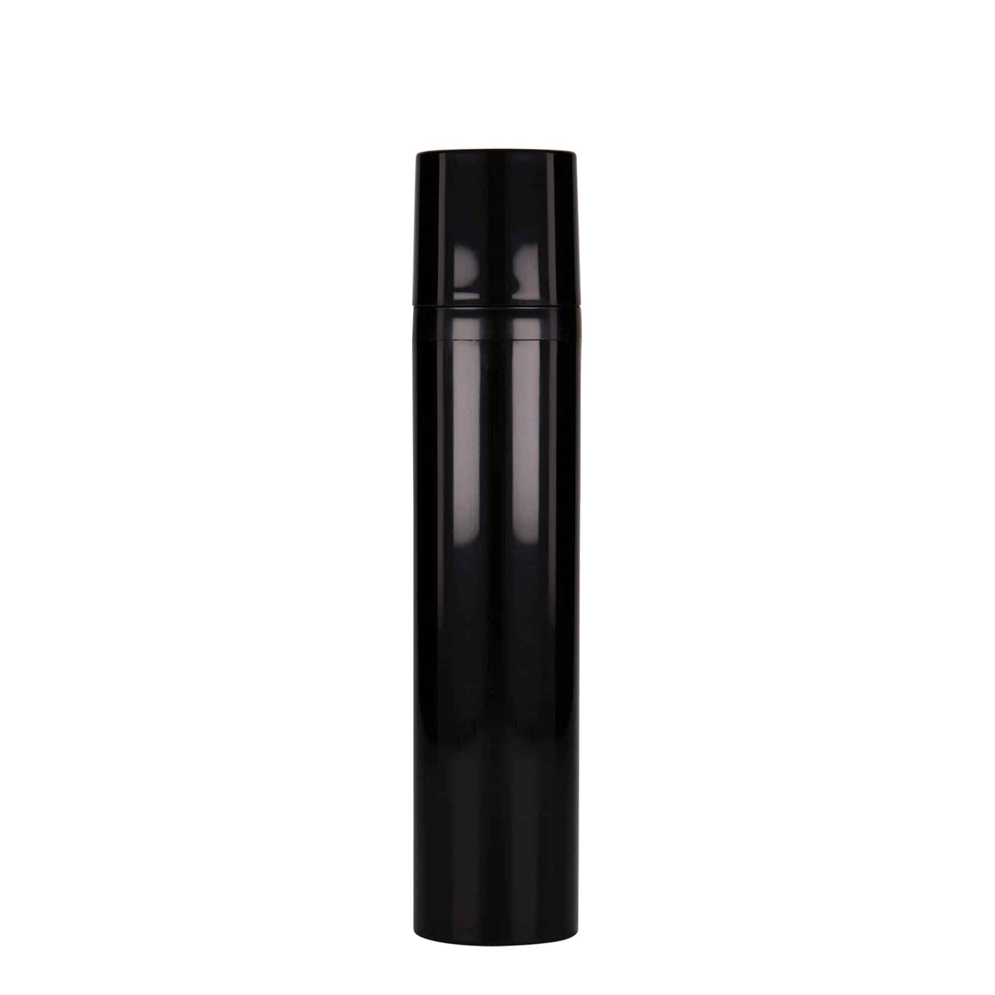 100 ml brezzračni dozirnik »Mezzo«, plastika PP, črna