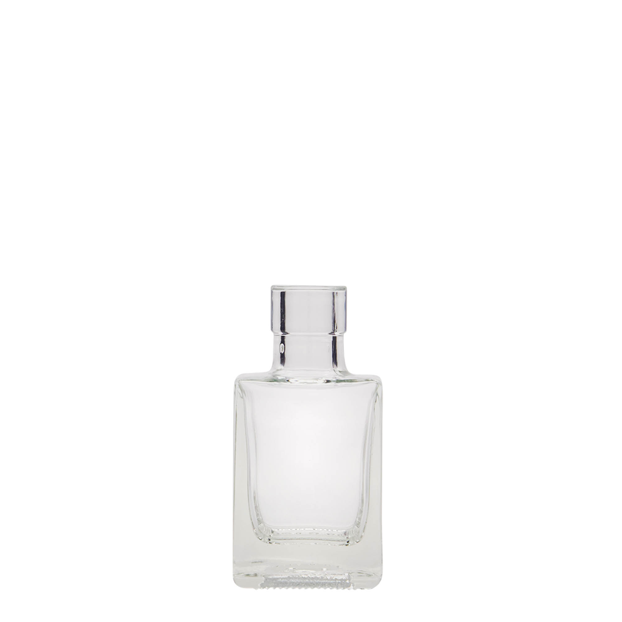 50 ml steklenička 'Cube', kvadratna, odprtina: pluta 50 ml steklenička 'Cube', kvadratna, odprtina: pluta
