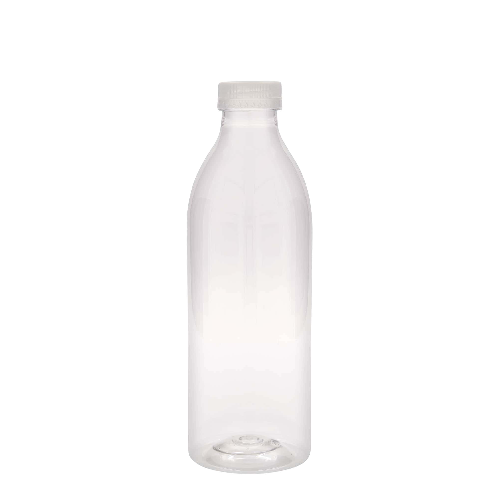 1000 ml steklenica iz PET plastike »Standard«, plastika, ustje: 38 mm