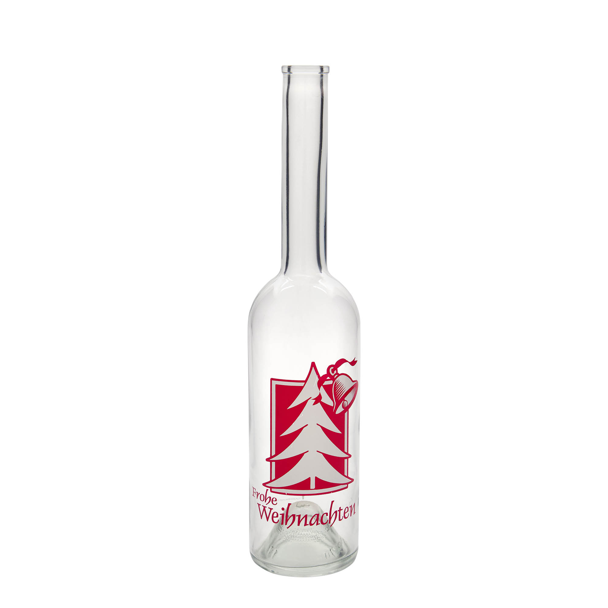 500 ml steklena steklenica 'Opera', motiv: božično voščilo, odprtina: pluta 500 ml steklena steklenica 'Opera', motiv: božično voščilo, odprtina: pluta