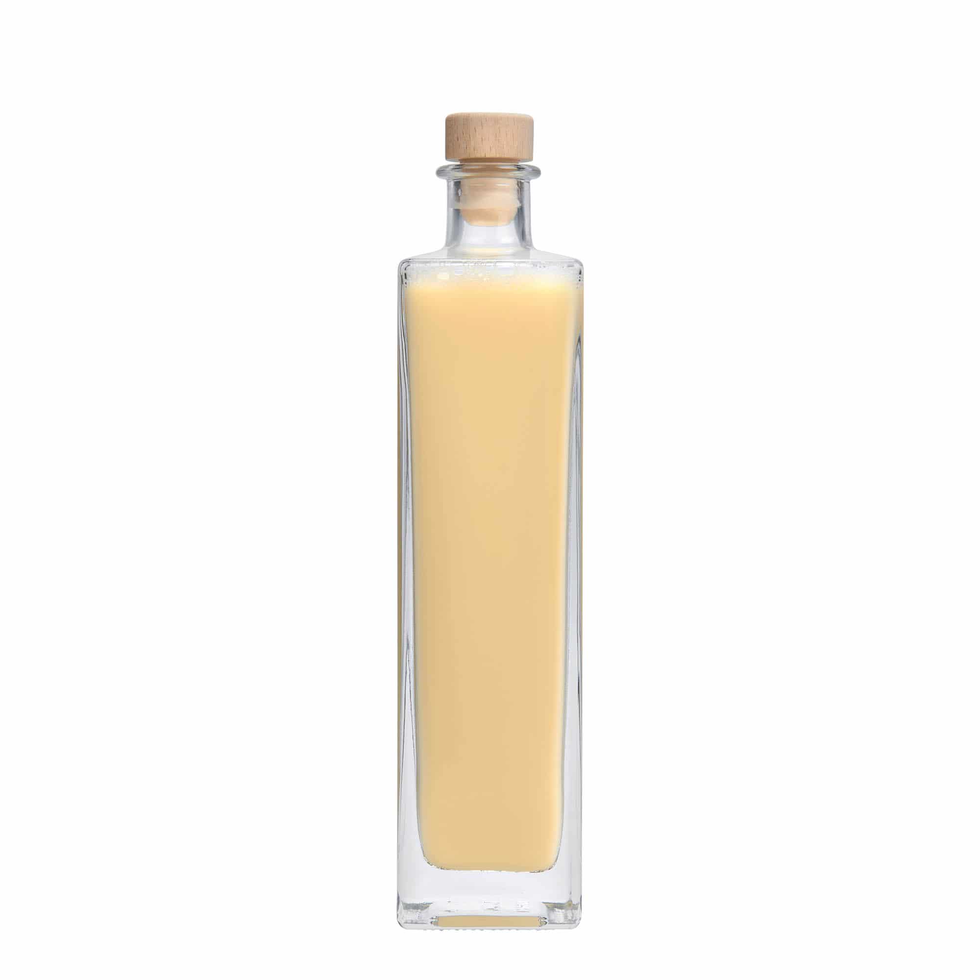 500 ml steklena steklenica »Rafaello«, kvadratna, ustje: pluta